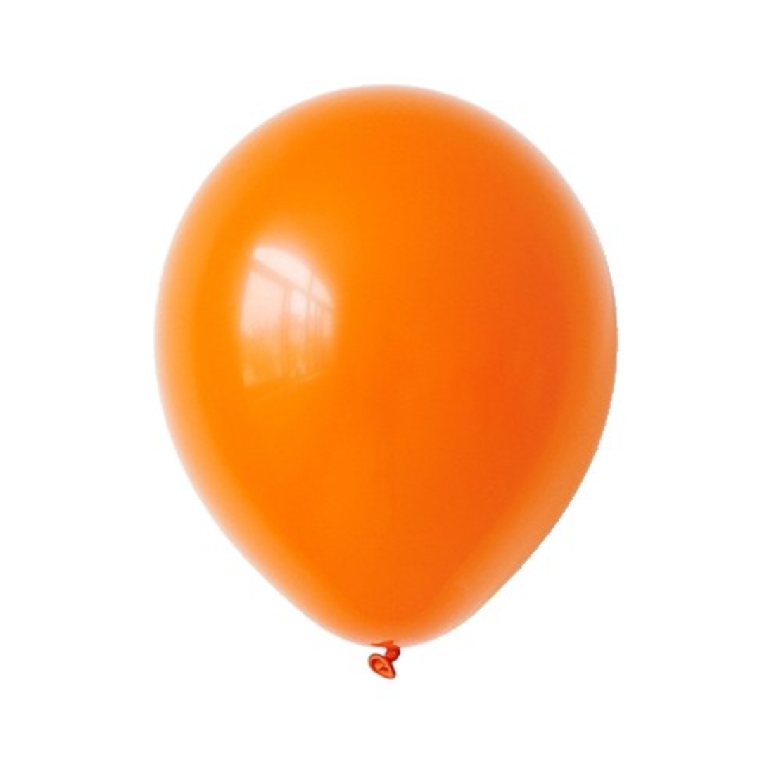 Set 10 Baloane din Latex, Flippy, Model Party cu Buline si Simple, 30 cm, Portocaliu, 2.8 g
