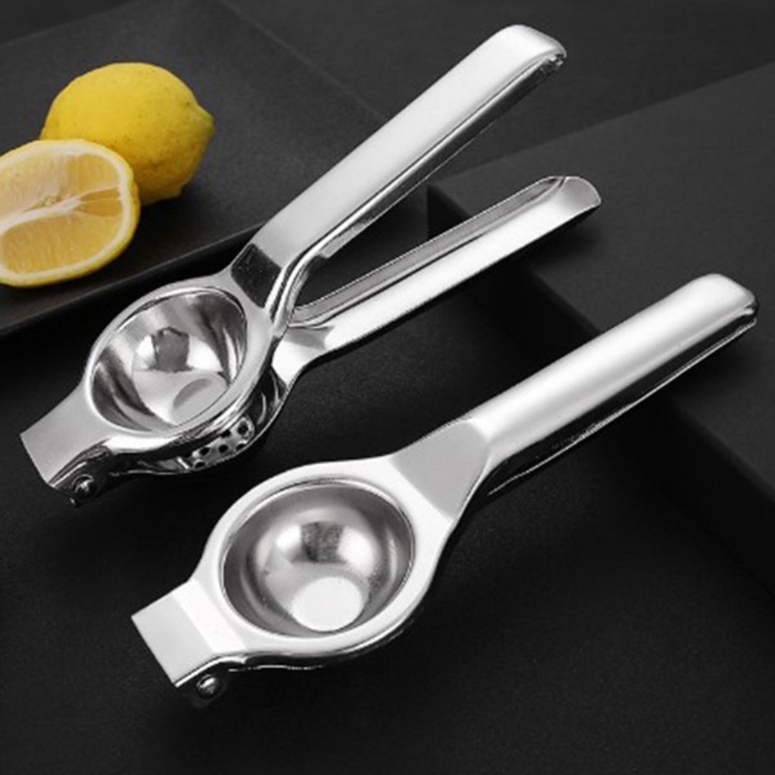 Storcator de Citrice Manual, Flippy, Storcator de Fructe Moi, Rezistent, Usor de Folosit si Depozitat, Durabil, Calitativ, 20.5 x 7cm, Inox, Argintiu