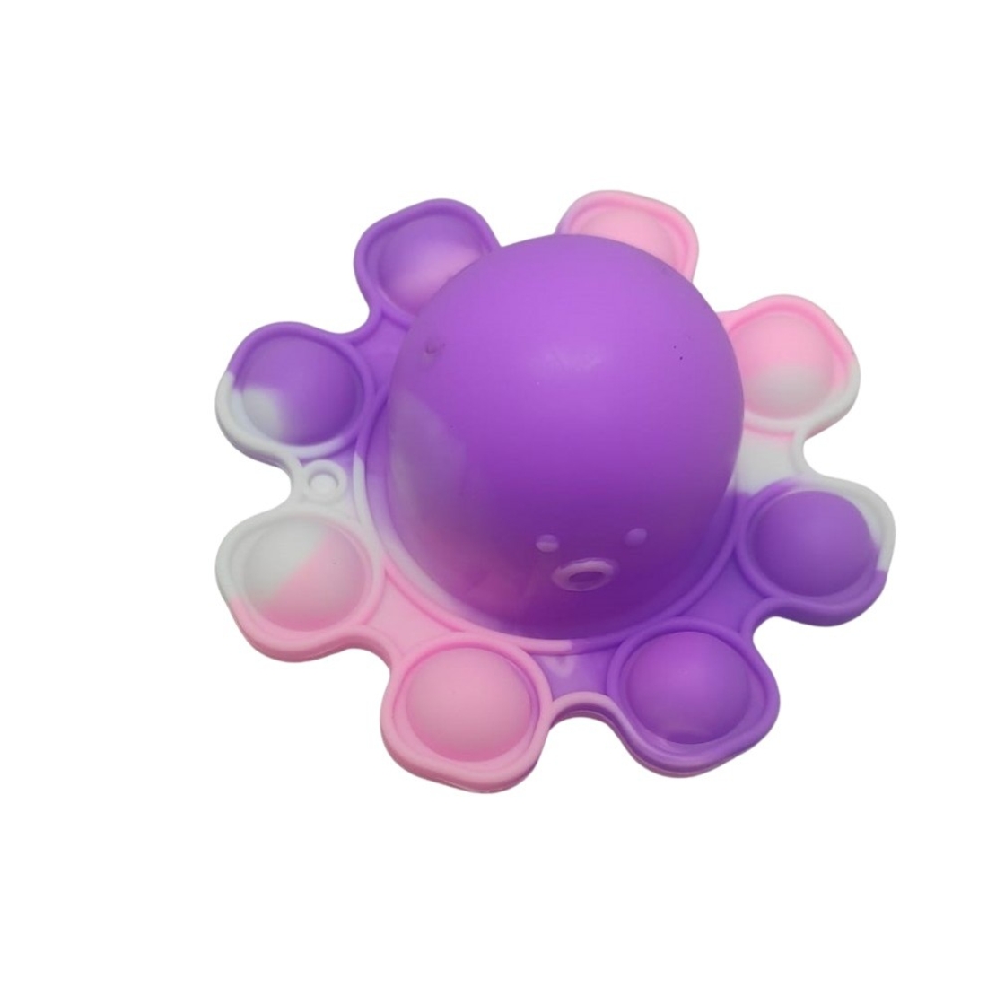 Jucarie Antistres, Flippy, Tip Pop It, Caracatita Reversibila, din Silicon, 20 x 10 cm, Mov