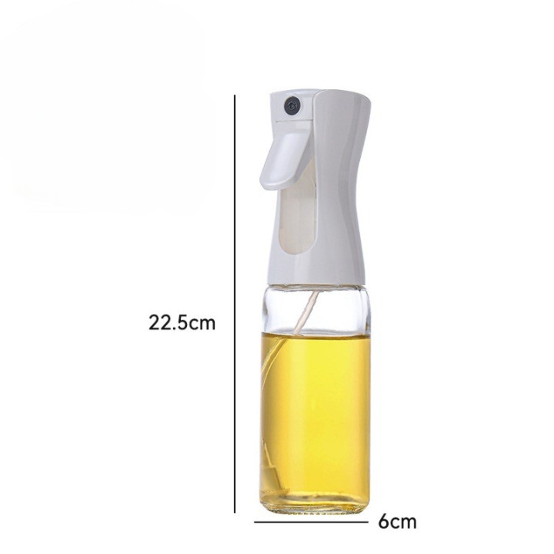 Pulverizator pentru Ulei, Otet sau Alte Lichide, Flippy, Reincarcabil, Multifunctionale, Capacitatea 200 ml, Material Plastic, Culoare Alb