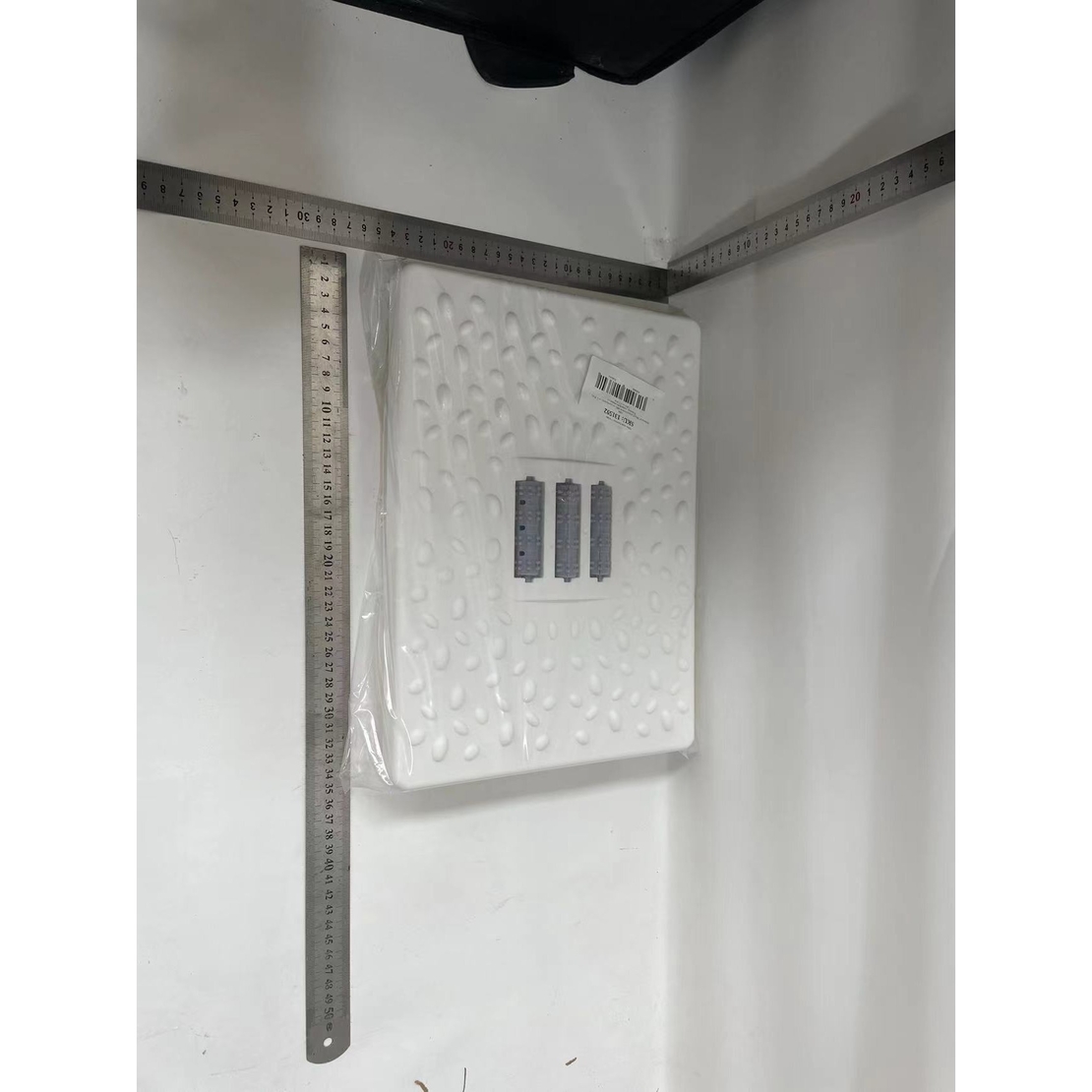 Suport Ergonimic pentru Picioare, Flippy, Plastic, cu Role de Masaj pentru Talpi, pentru Birou, Usor de Transportat, Detasabil, 33.5x24x12 cm, Alb