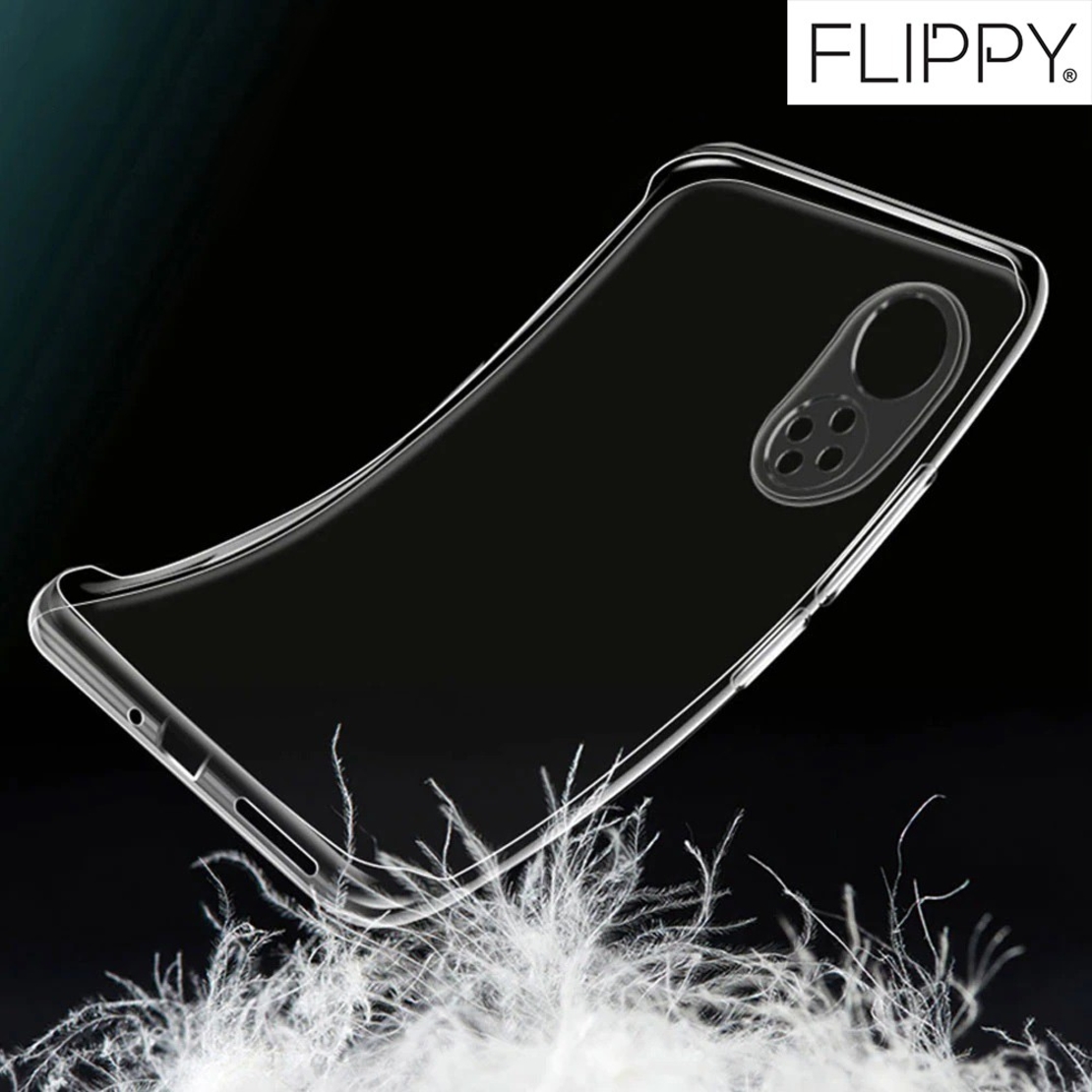 Husa Protect Plus pentru Huawei NOVA 9 SE, Flippy, Silicon Subtire, Transparenta