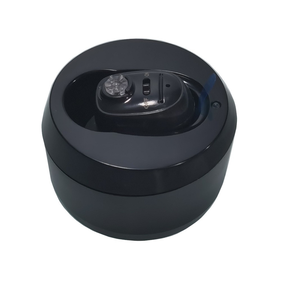 Aparat Auditiv Intraauricular In-Ear, Flippy, Amplificator de sunet pentru Auz, Minuscul Design Nou, 14 x 10 x 3.8 cm, 116 gr, Negru