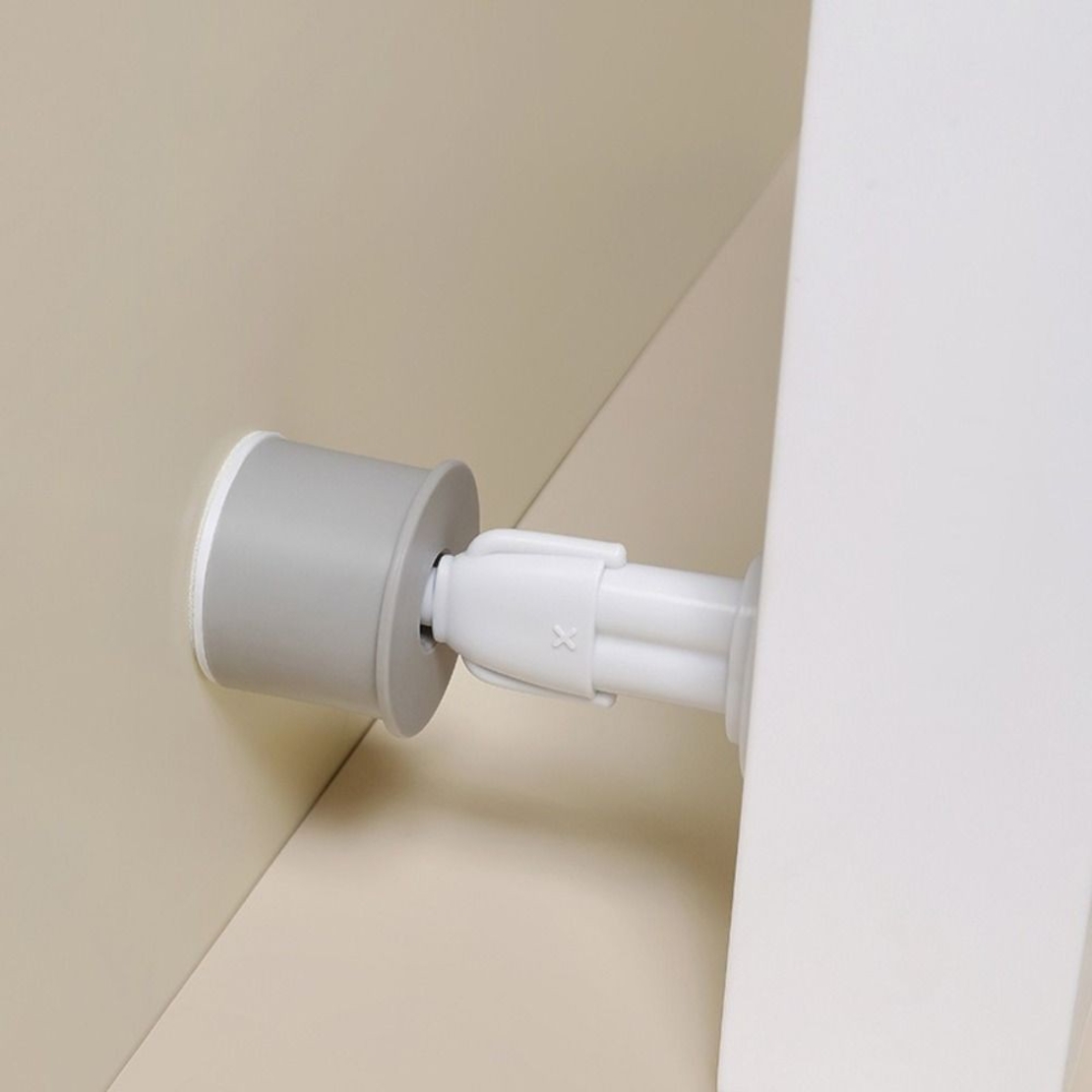 Opritor de Usa, Flippy, din Silicon, Model Magicial, cu Prindere de Perete, Anti-Coliziune, 4x 8.5 cm, Gri