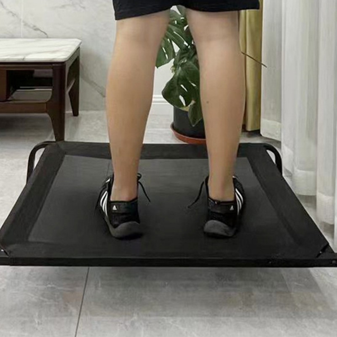 Pat pentru Animalele de Companie, Flippy, din Plasa este Rezistent la Umiditate, Picioare de Otel, Respirabil, Marimea M 90 x 60 x 16 cm, Negru