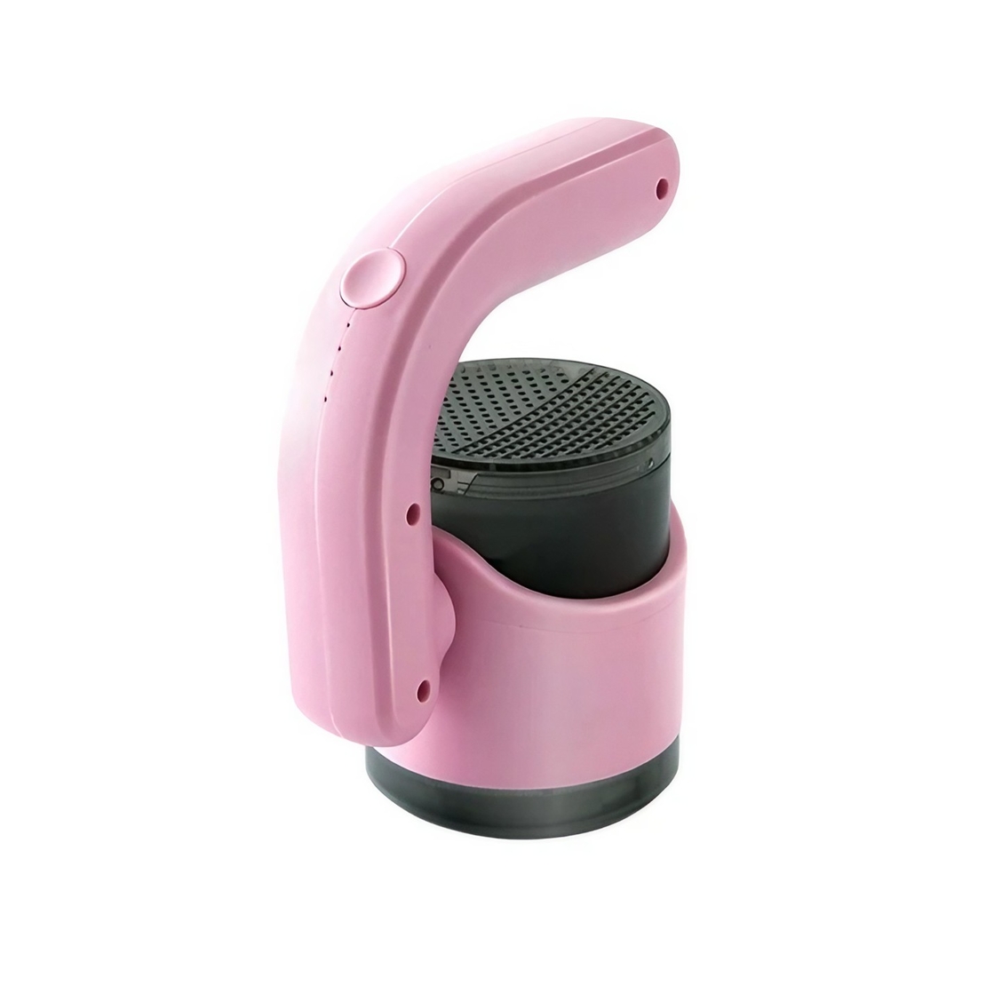 Aparat Pentru Curatat Scame, Par Si Praf, Flippy, cu LED, Pentru Diferite Tipuri De Material, Cu Lame Din Otel Inoxidabil, Compartiment de Depozitare, Maner Reglabil, 11x10.5x8.7 cm, Roz