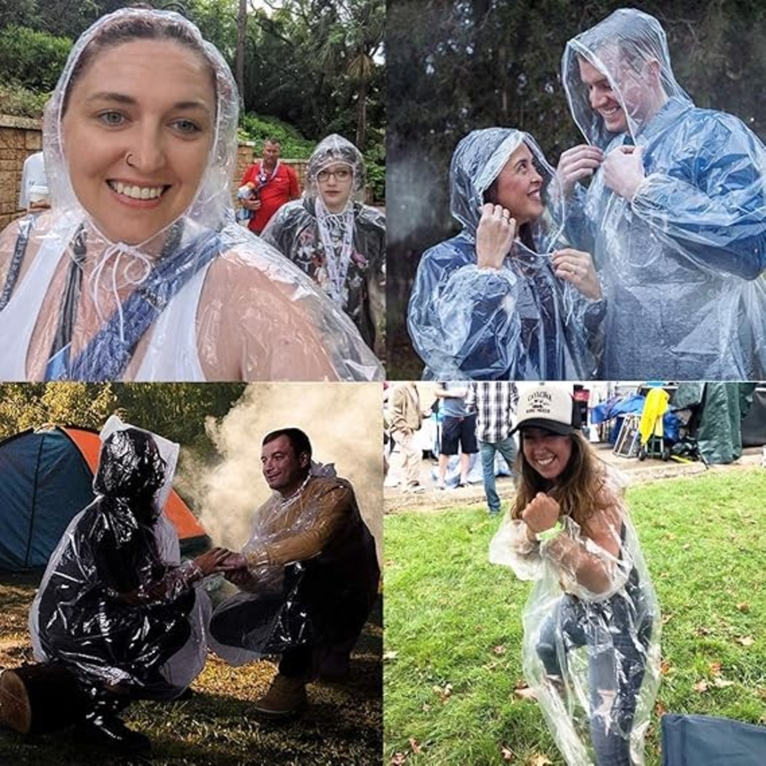 Pelerina de Ploaie, Flippy, pentru Adulti, 150 x 90 cm, Tip Poncho, Impermeabila, de Unica Folosinta, 30 g, Transparent