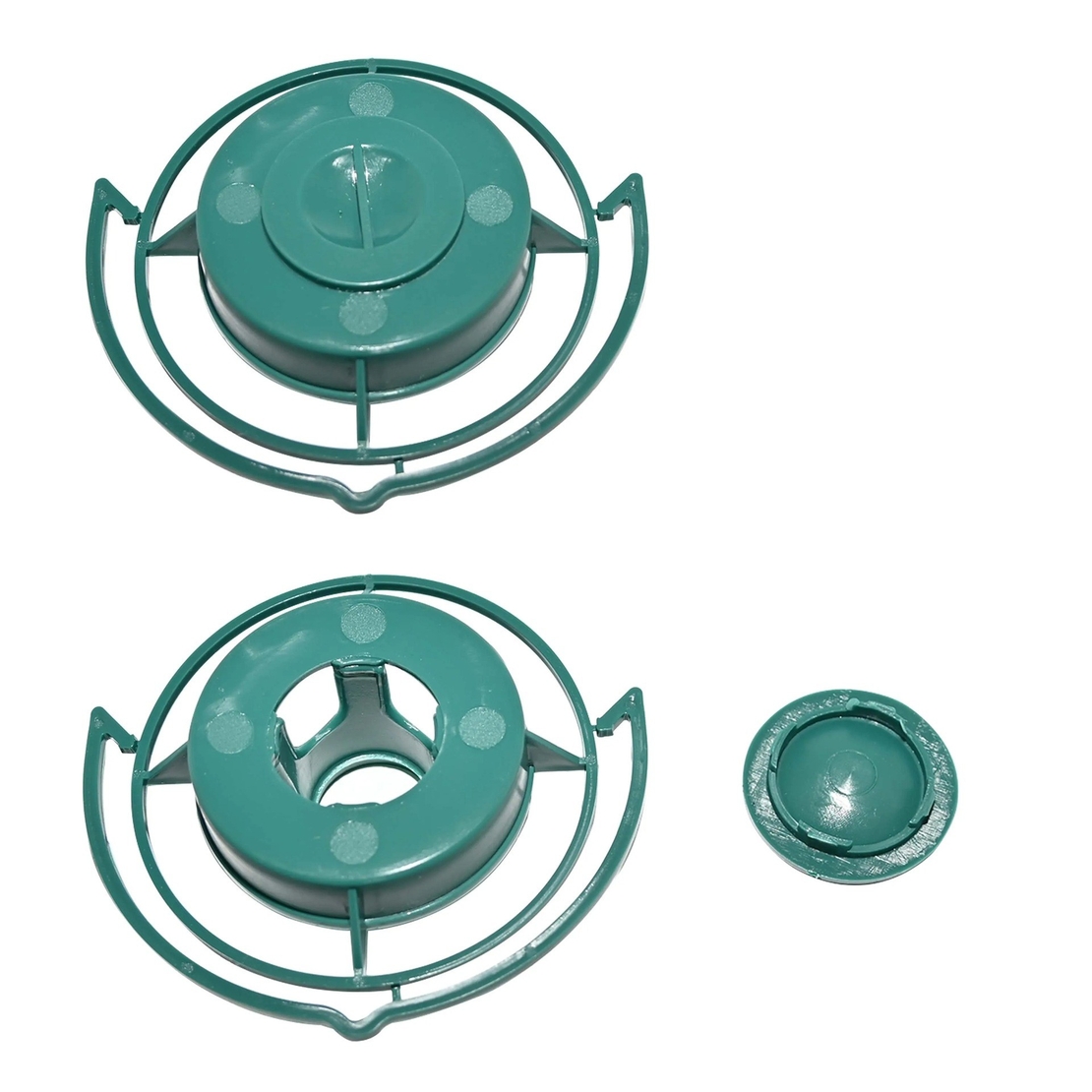 Suport Sticla pentru Hranit Pasari, Flippy, din Plastic, de Gradina, Fara Sticla, 12.5 x 3.8 x 2 cm, Verde