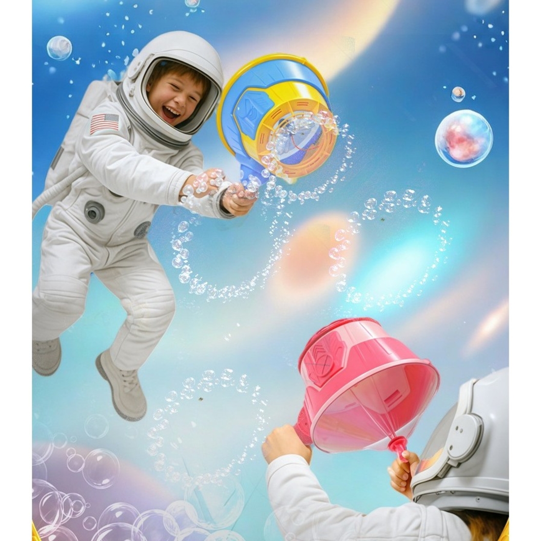 Suflator de Baloane, Flippy, din Plastic, Functie de Suflare si de Facut Baloane, 4-6 Ani, 30.4 x 14.2 x 22.2 cm, Albastru