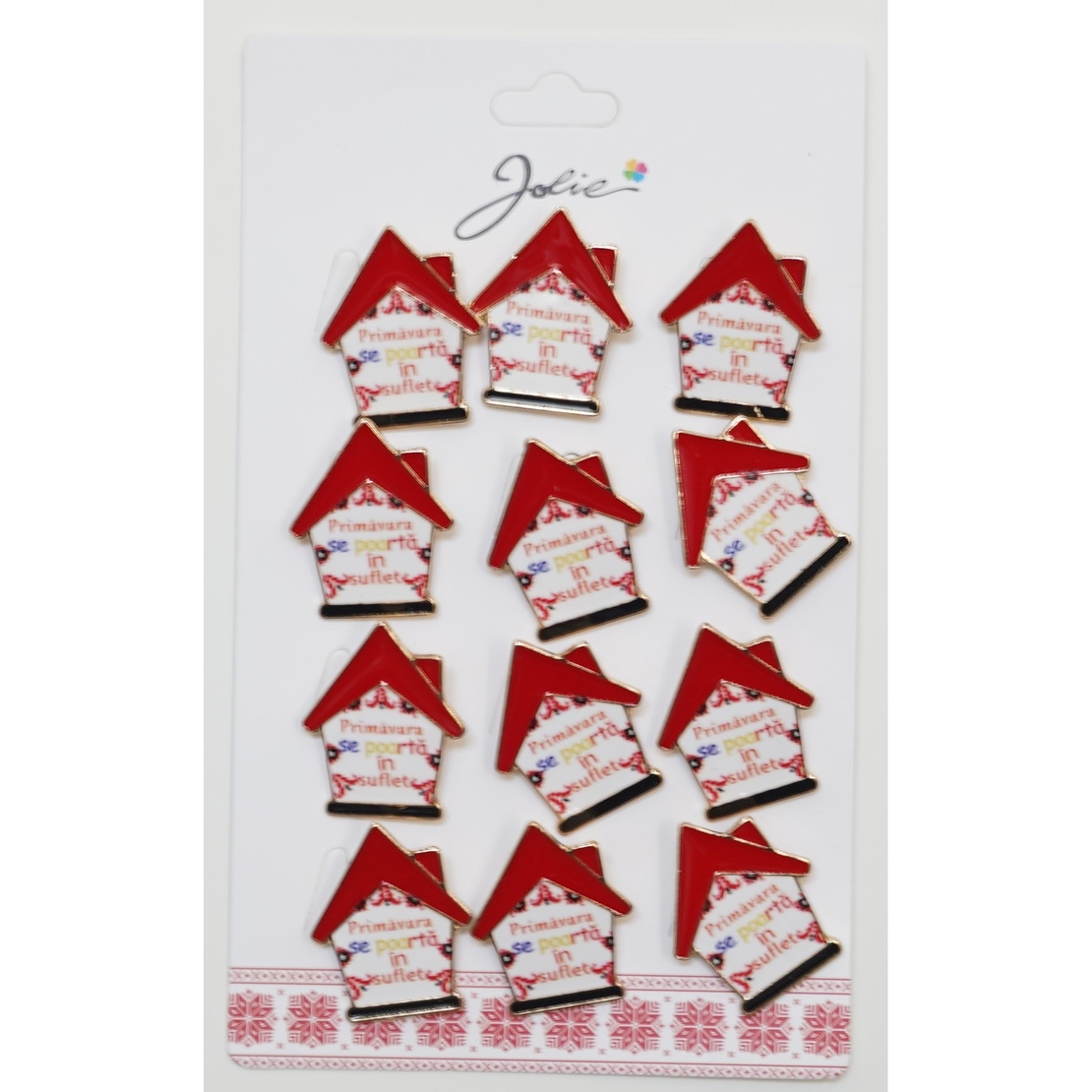 Set 12 Brose Martisor Primavara Mesaj Primavara se Poarta in Suflet