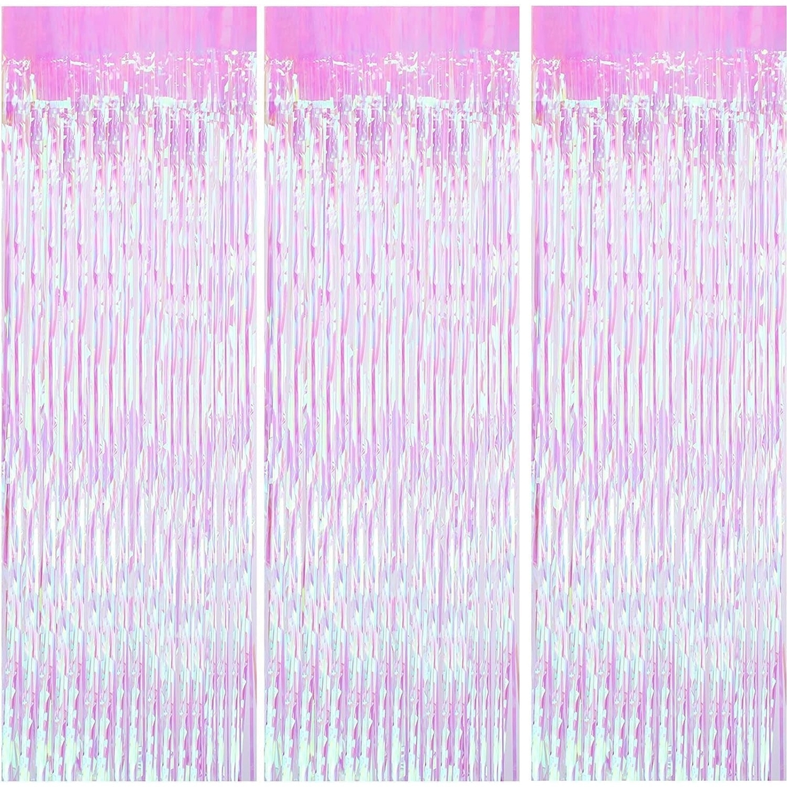 Perdea Franjurata, Flippy, Model Decor Petrecere, pentru Fundal de Poze, Amenajare Colorata a Petrecerii, Dimensiune 100x200 cm, Roz