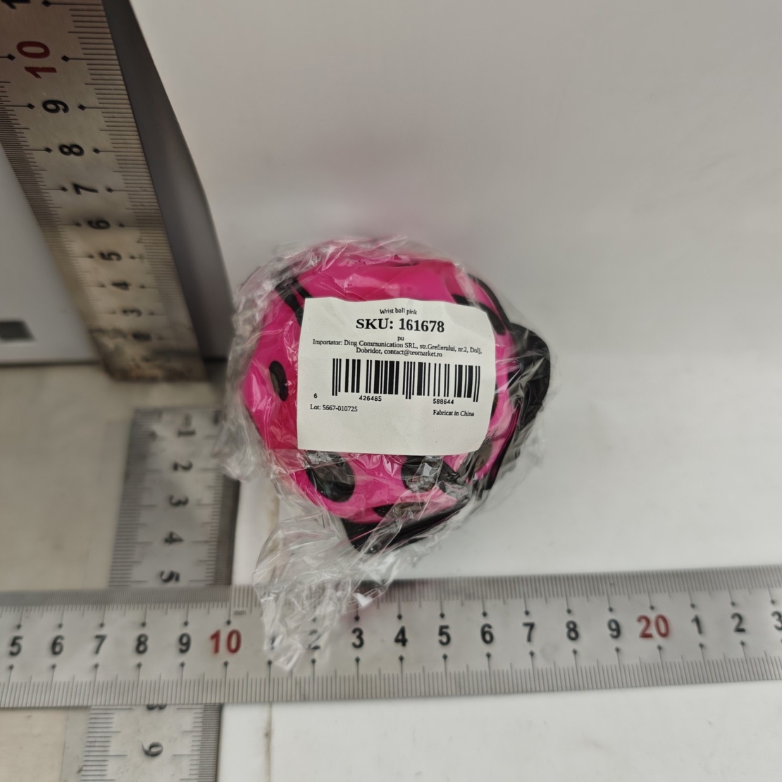 Minge Saltareata Hiperelastica, Flippy, Space Moon Ball foarte Elastica, Antistress pentru Copii, Diametru 66 mm, Roz