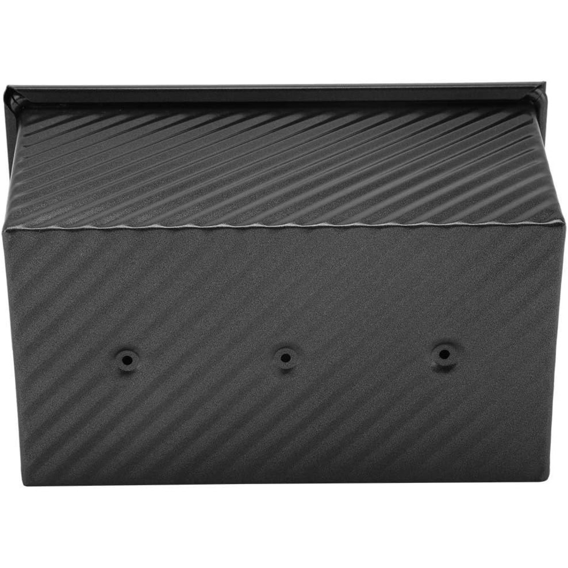 Tava pentru Paine, Flippy, din Otel Carbon, 450 g, cu Capac, Antiaderenta, 21 x 11 x 11.5 cm, Negru