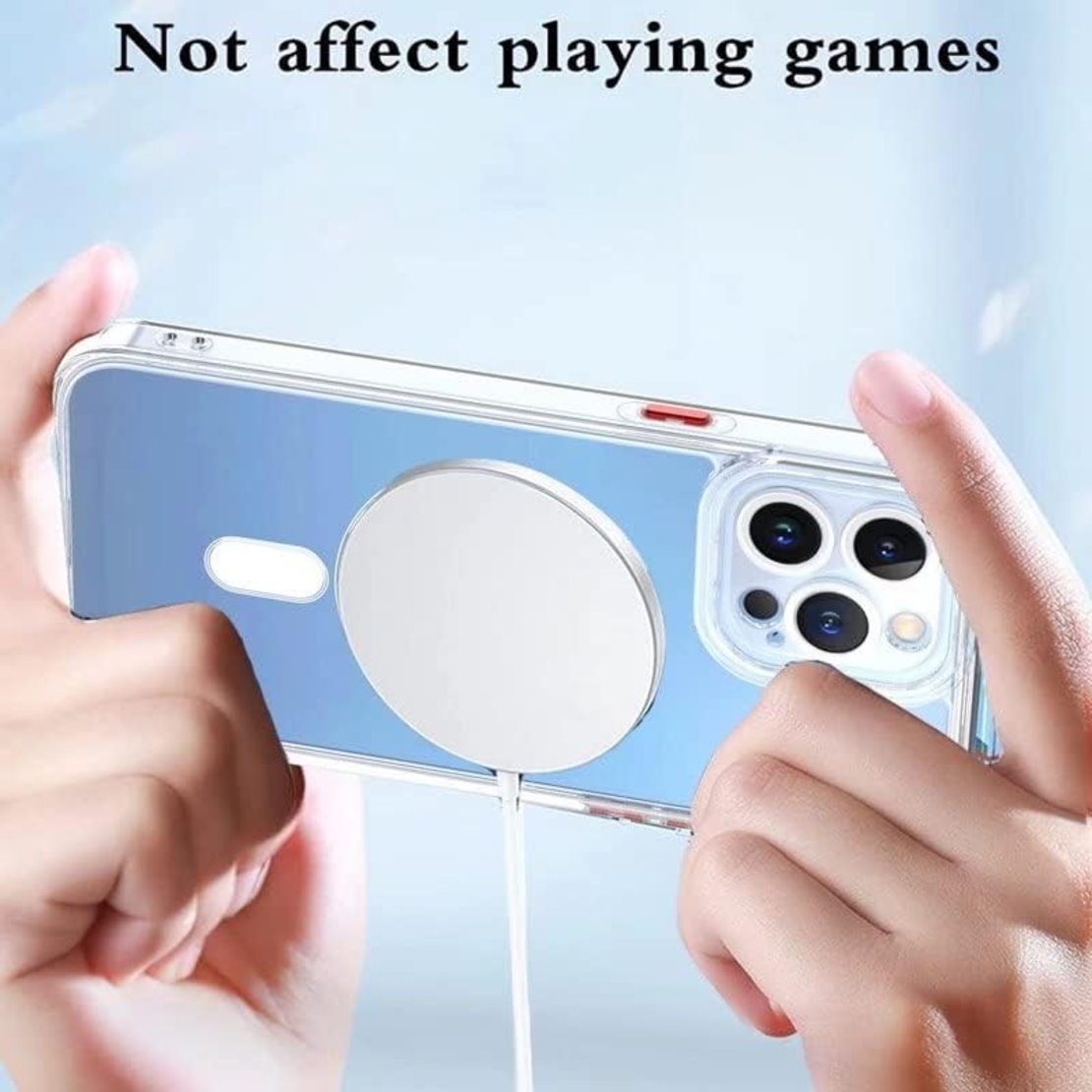 Husa de Protectie, Flippy, pentru Apple iPhone 16 Pro, MagSafe, TPU, Antisoc, Rezistenta la Impact, Protectie Camera, Transparent