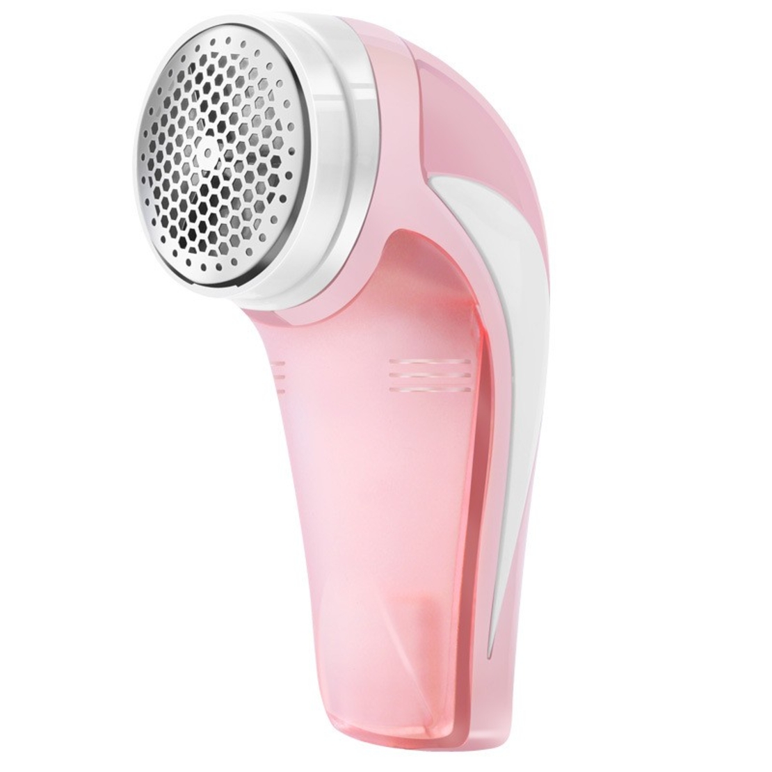 Aparat Pentru Curatat Scame, Par Si Praf, Flippy, Pentru Diferite Tipuri De Material, Cu Lame Din Otel Inoxidabil, Incarcare Prin USB Type-C, Cu Perie De Curatare si Cablu USB Incluse, 13.5x9 cm, Roz