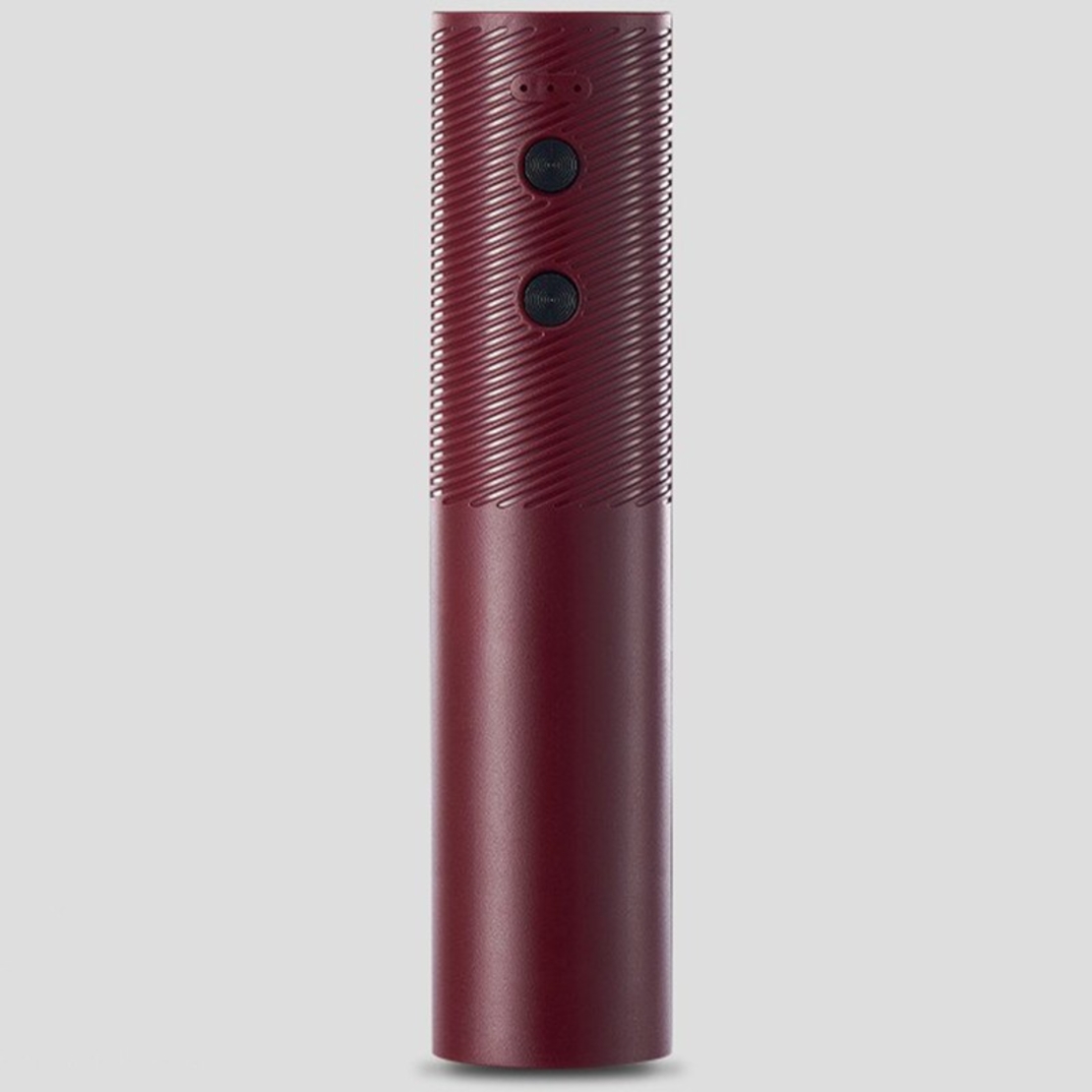 Tirbuson Electric, Flippy, Deschizator Sticle de Vin, de Uz Casnic de Ultima Generatie, Reincarcabil prin Incarcare USB, 20 x 4.6 cm Rosu