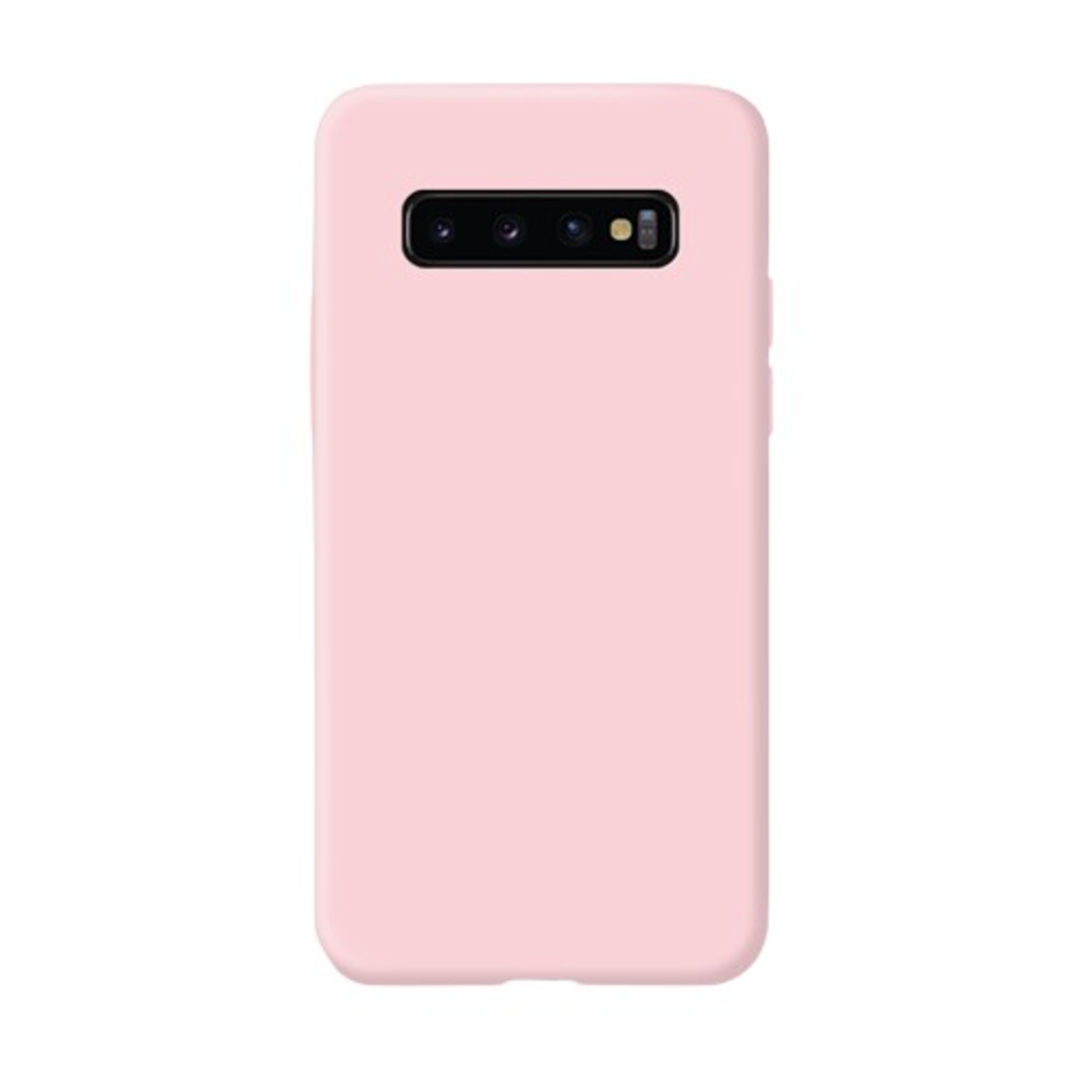 Husa protectie Flippy compatibila cu Samsung Galaxy S10 E Liquid Silicone Case Roz