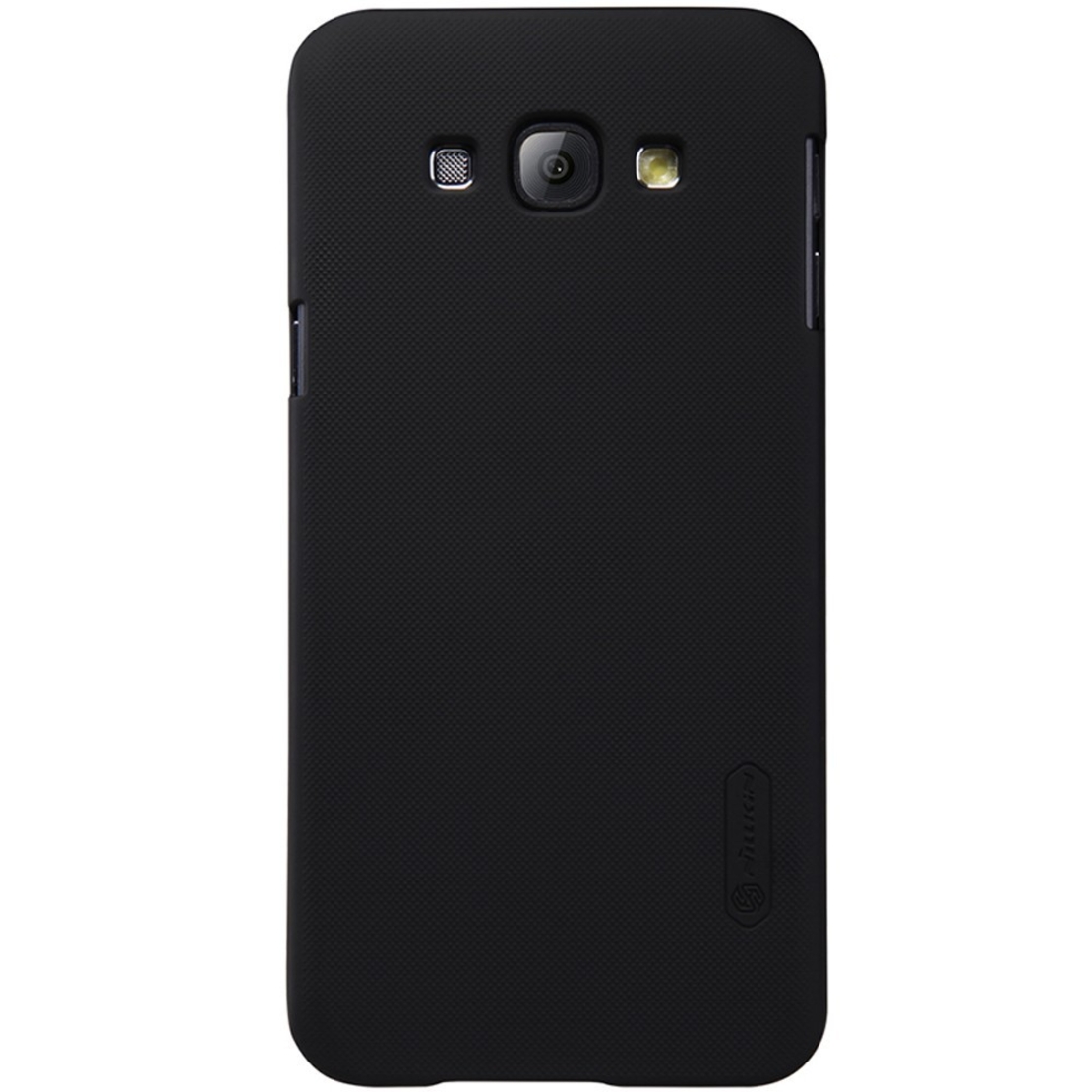 Husa Samsung Galaxy A8 2015 Nillkin Frosted Shield Negru + Folie de protectie