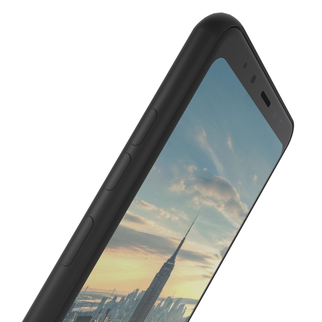 Husa Samsung Galaxy A8 2018 Luxury Case Negru