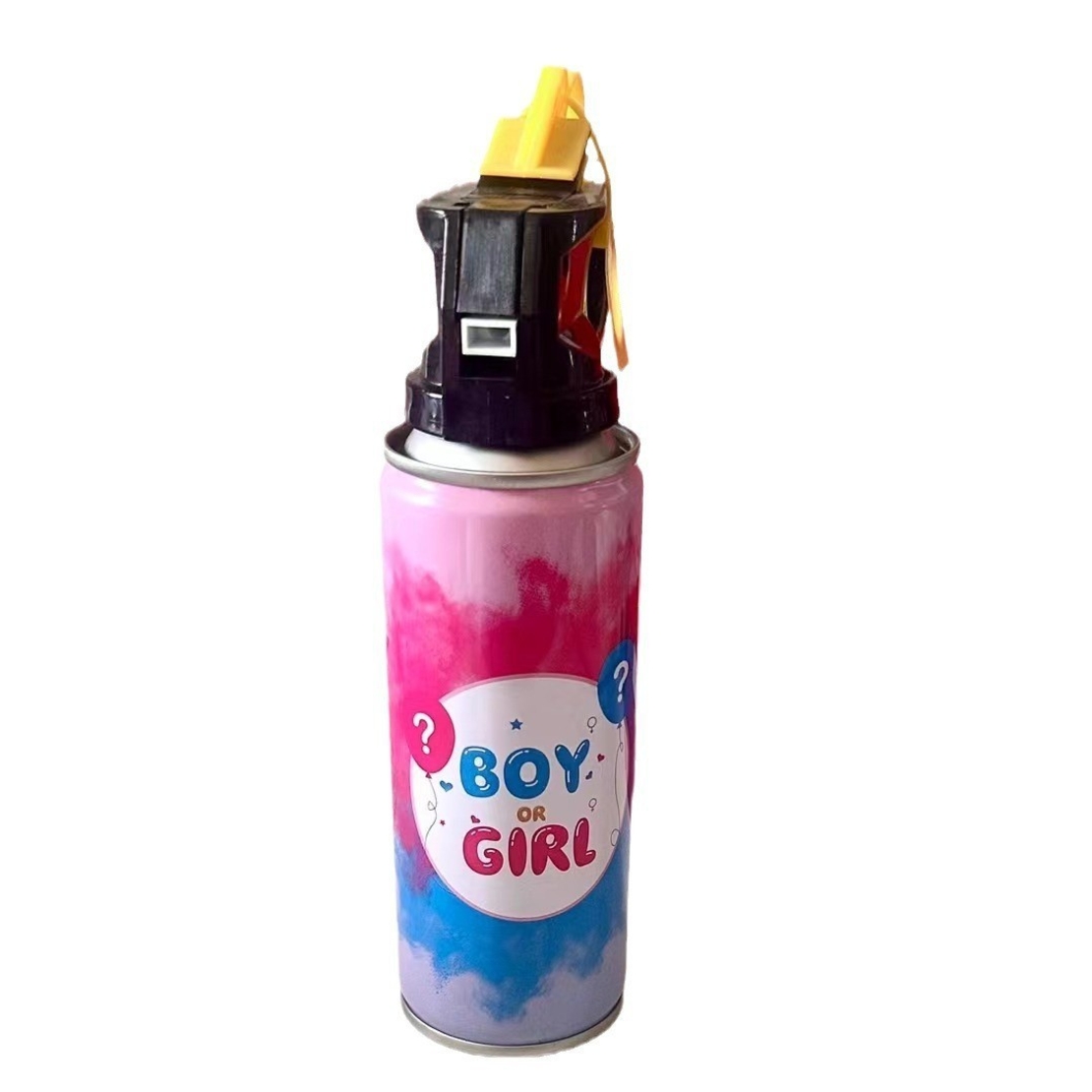 Spray Gender Reveal, Flippy, 260 ml, din Amidon de Porumb, Dezvaluire Gen Bebelusi, Roz
