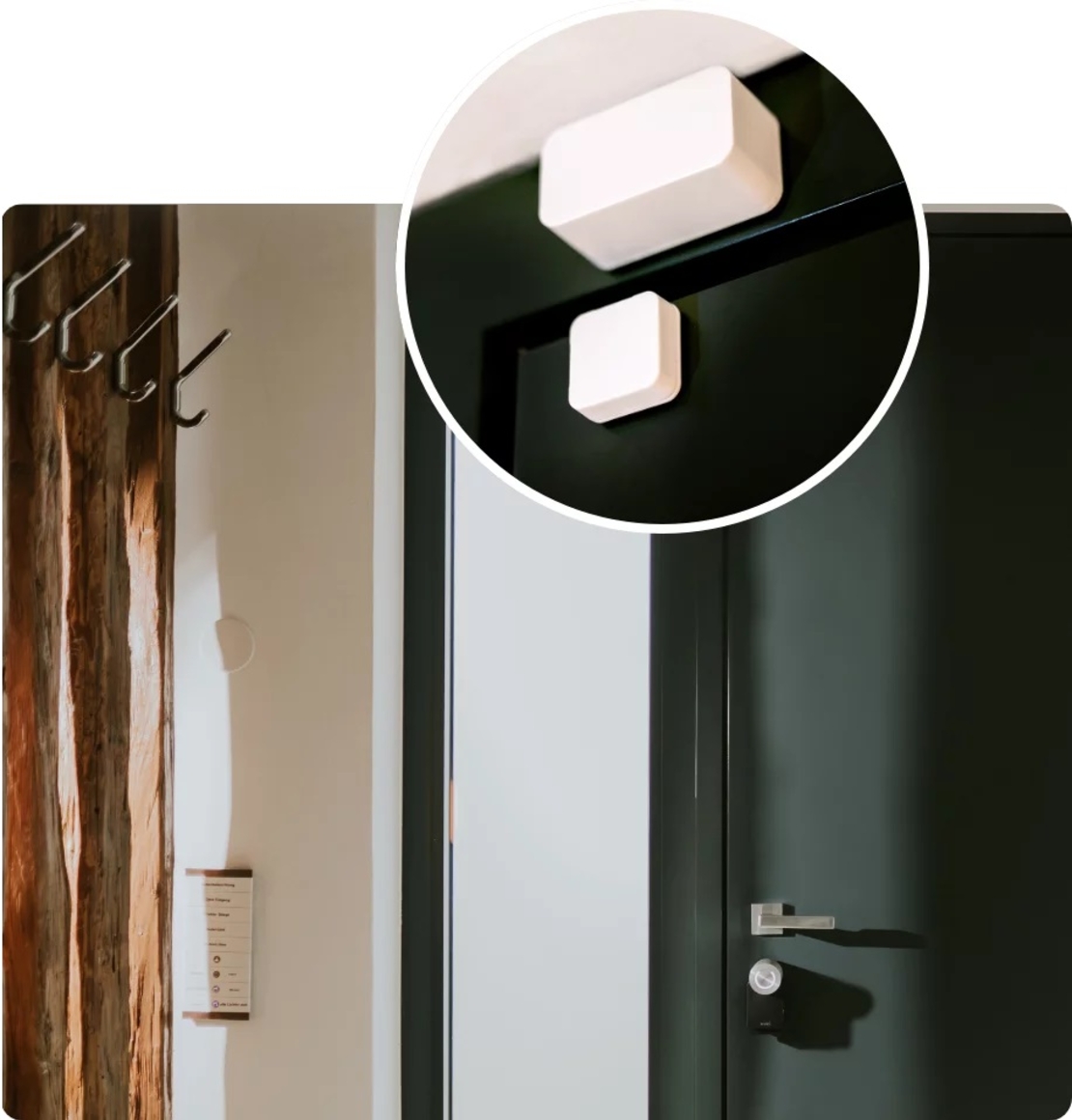 Senzor de usa inteligent Nuki Door Sensor, Monitorizare aplicatie