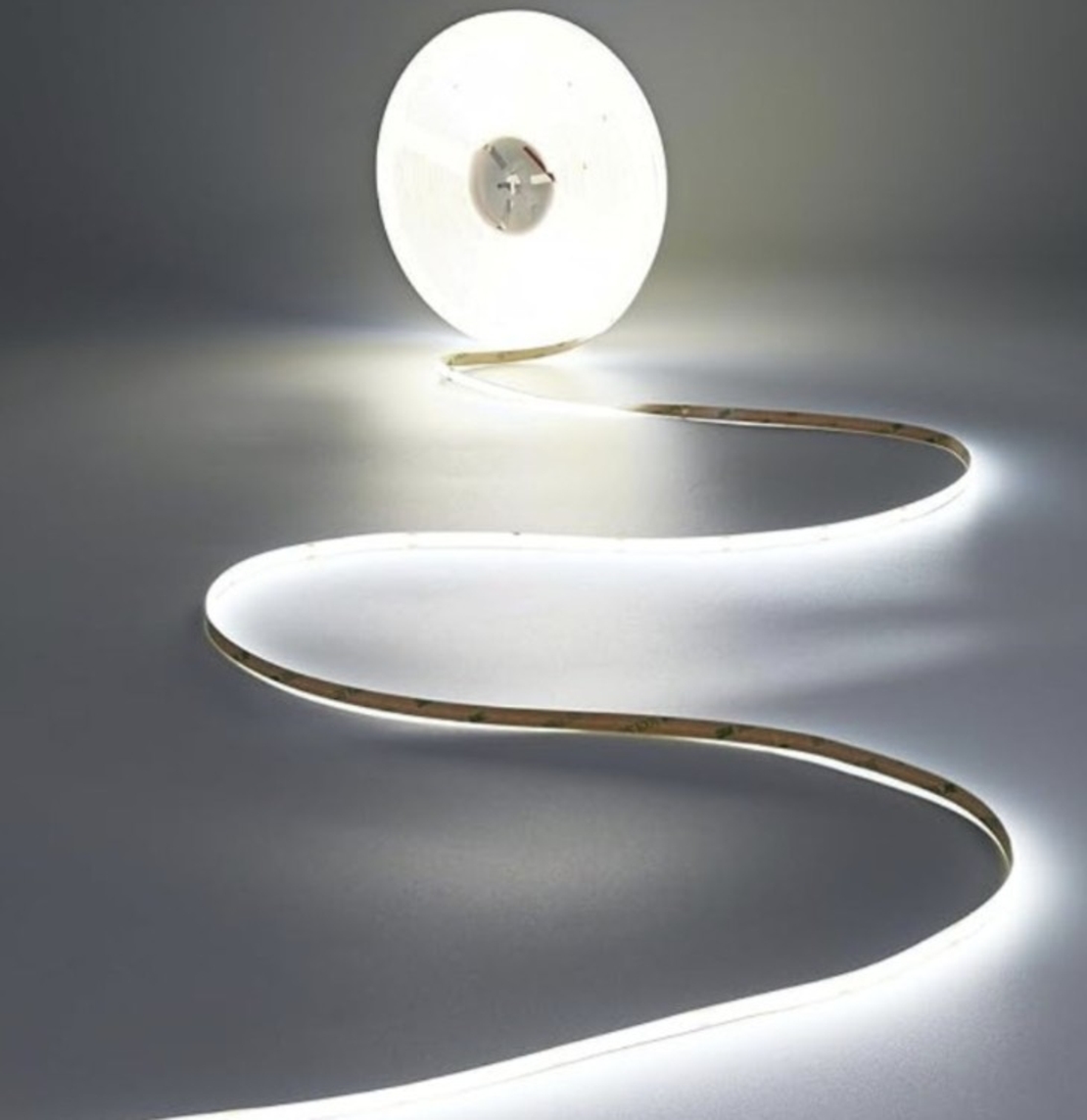 Banda LED COB 320LED/m 12W/m IP20 6000K 24V PCB 8mm - (5m/rola)