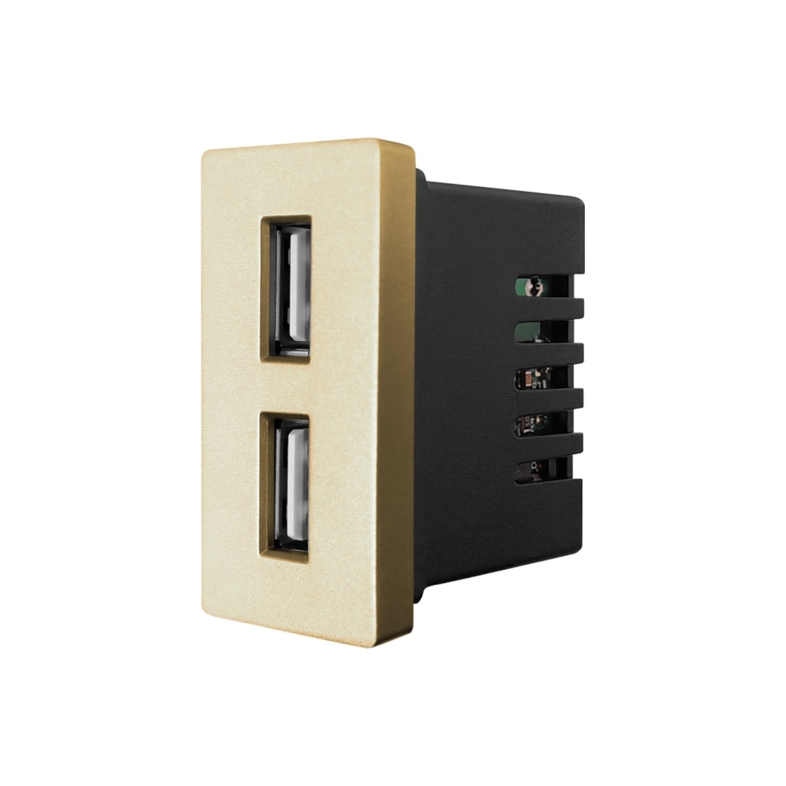 Modul Priza USB 2.4A 5V LUXION, auriu