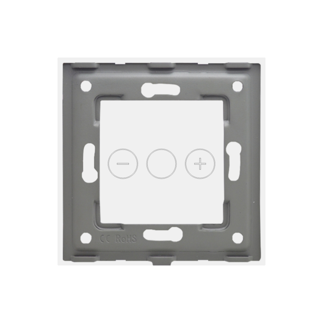 Panou Intrerupator Variator cu Touch Din Sticla LUXION, alb