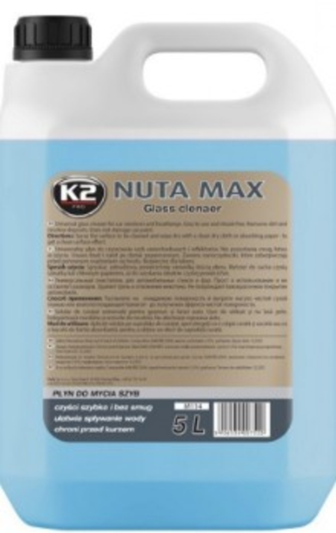 NUTA MAX 5L - Soluţie curaţat geamuri 5L.