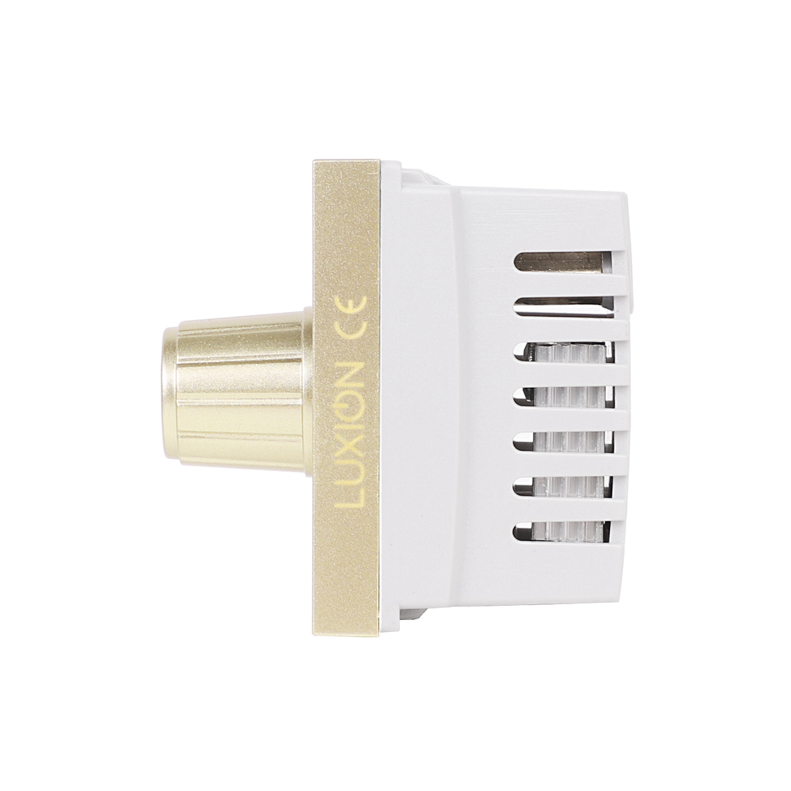 Modul Comutator Pentru Ventilator 1M LUXION, Standard Italian, auriu