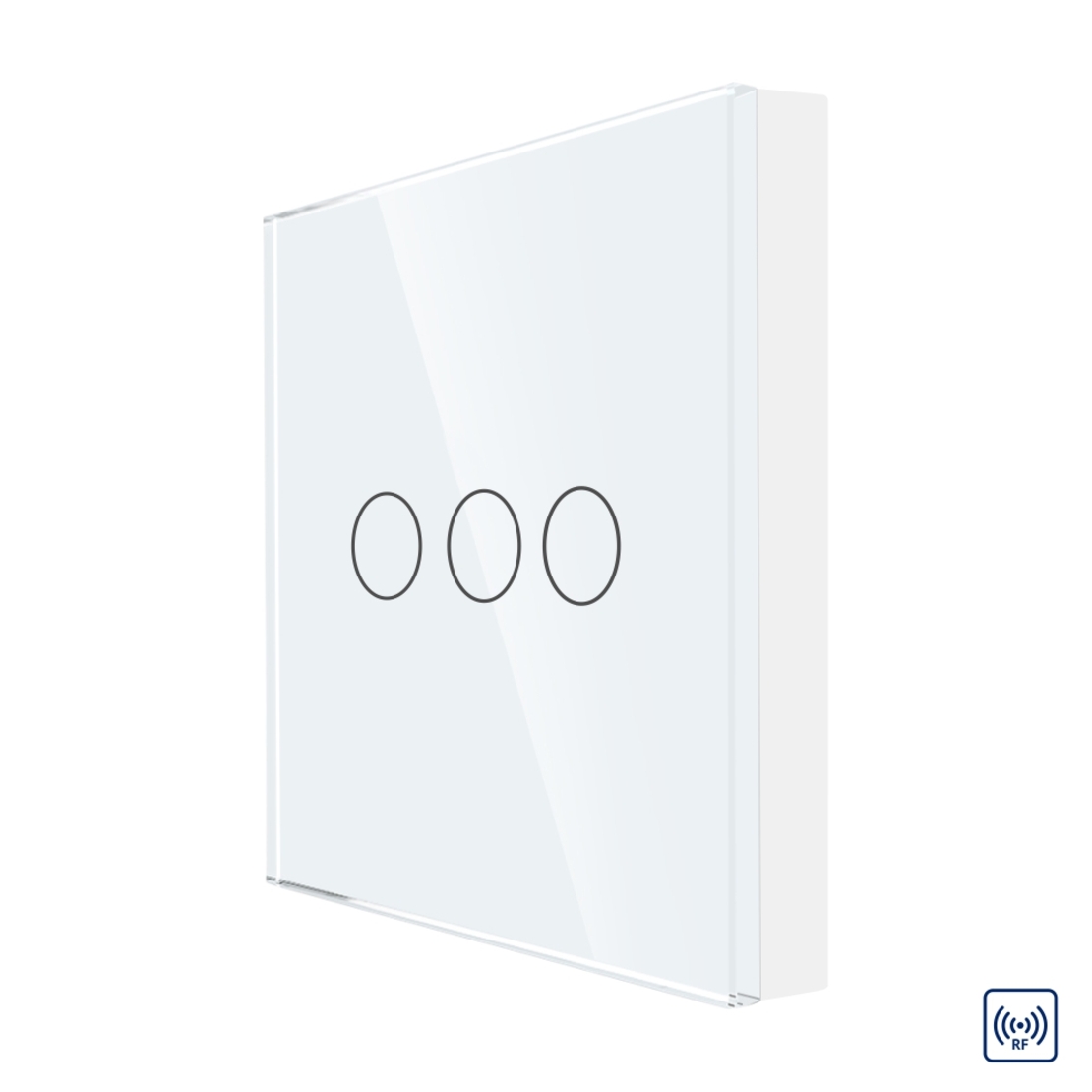 Telecomanda cu Touch Screen si 3 Canale RF433 LUXION, alb