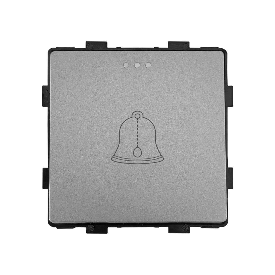 Modul Buton Sonerie Mecanic LUXION, gri