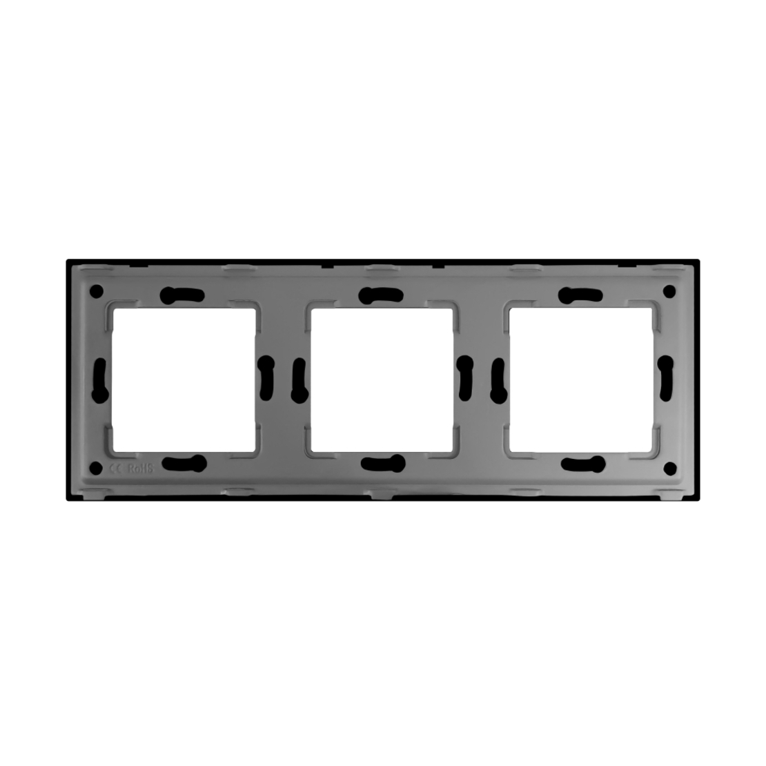 Rama Tripla LUXION Din Sticla, negru