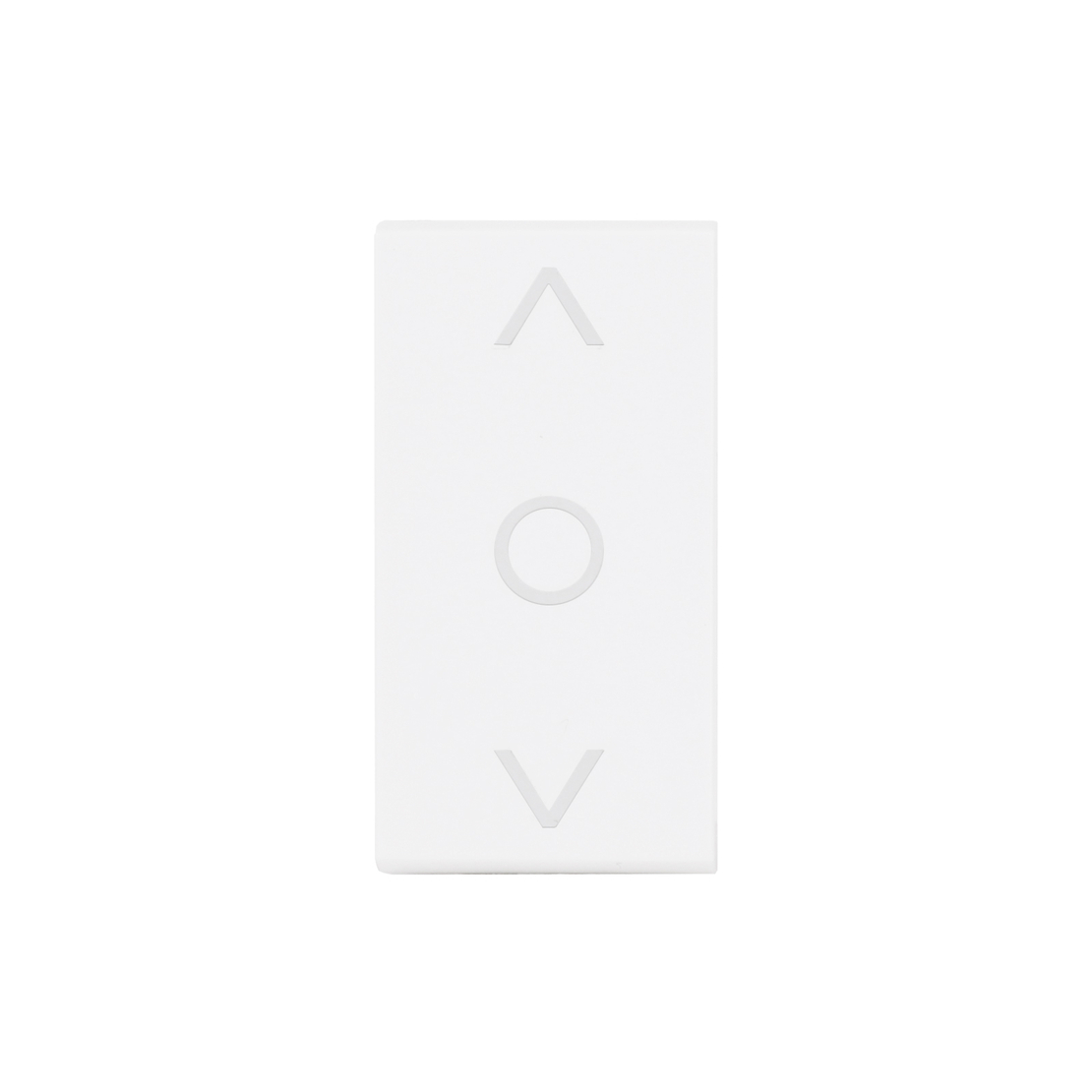 Modul Intrerupator Mecanic Jaluzele 1M LUXION, Standard Italian, alb