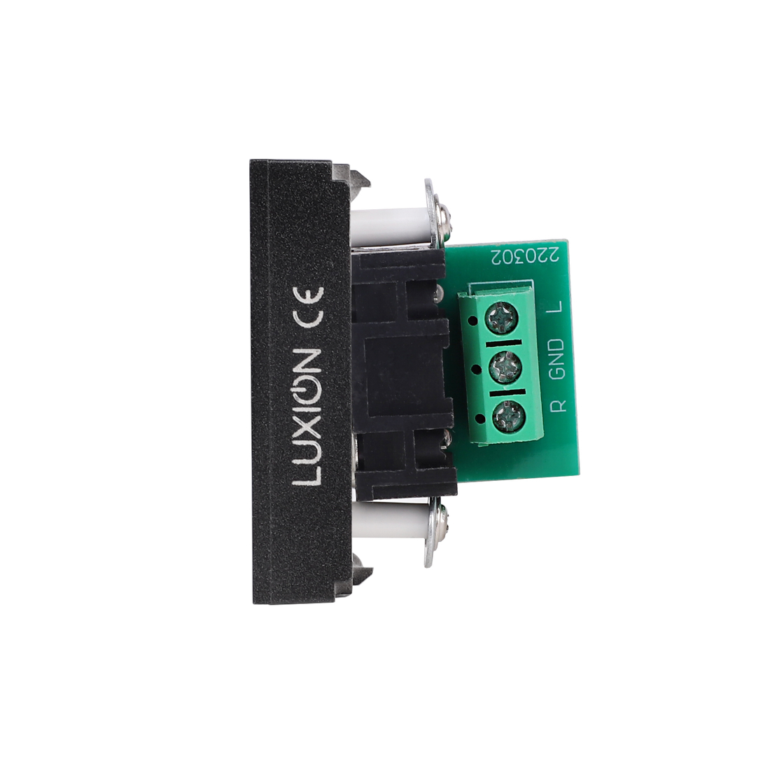 Modul Priza Audio 1M LUXION, Standard Italian, negru