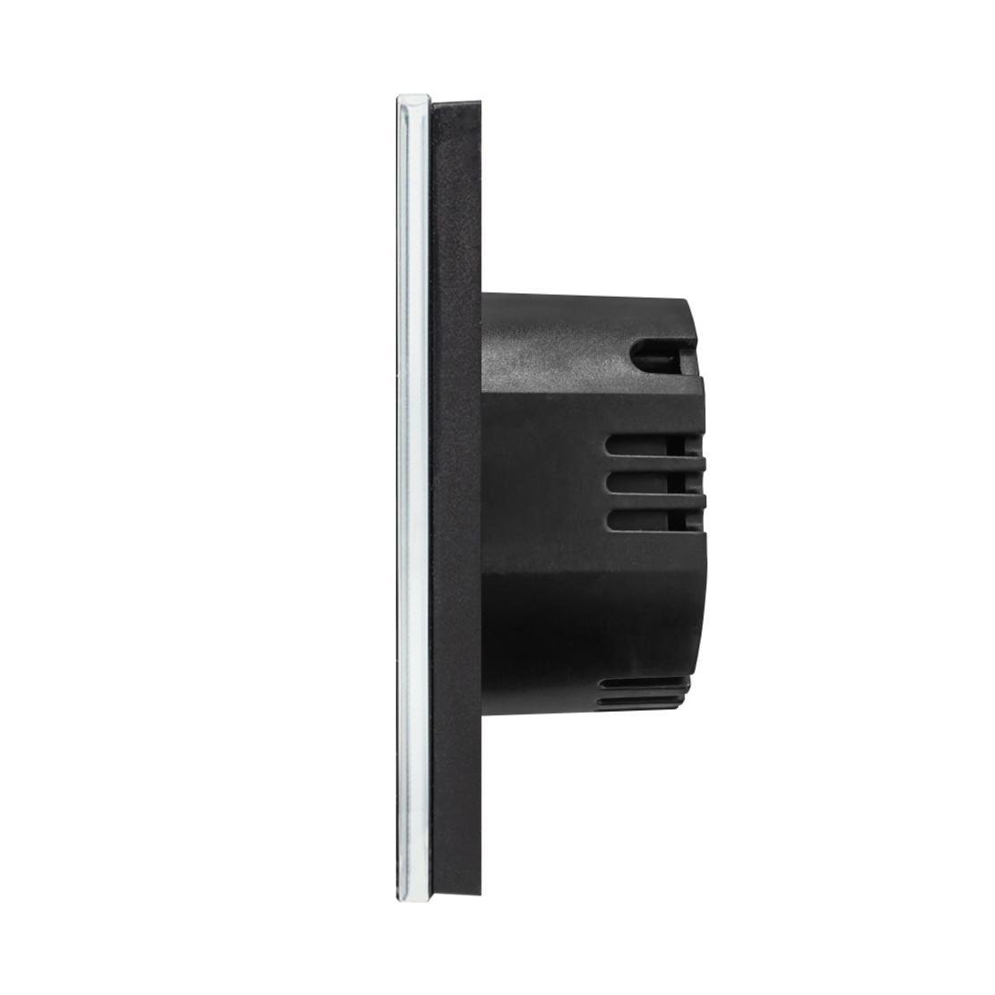 Intrerupator Draperie cu Touch din Sticla LUXION, negru