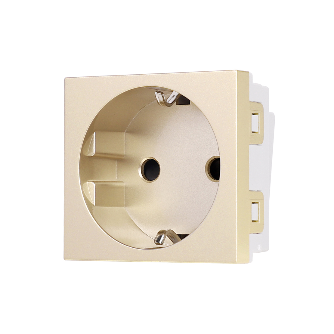 Modul Priza Schuko 2M Luxion, Standard Italian, auriu