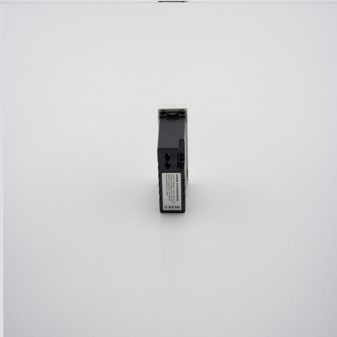 Modul Priza USB 2.4A 5V LUXION, alb