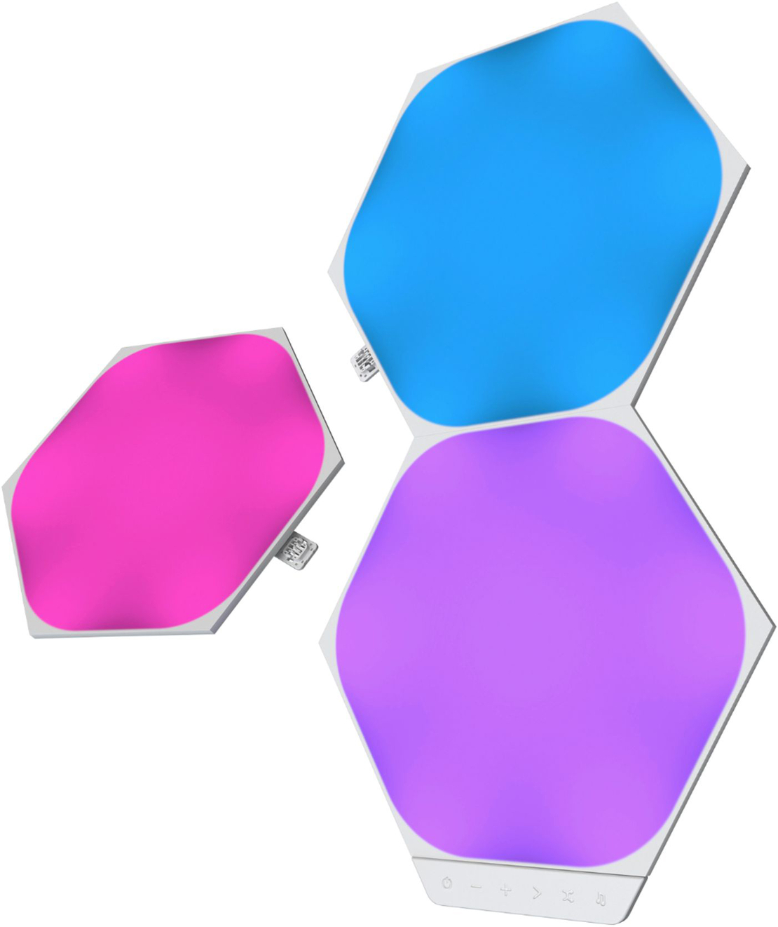 Kit extensie 3 panouri pentru Nanoleaf Shapes Hexagons, 300 Lumeni, LED, 230 V