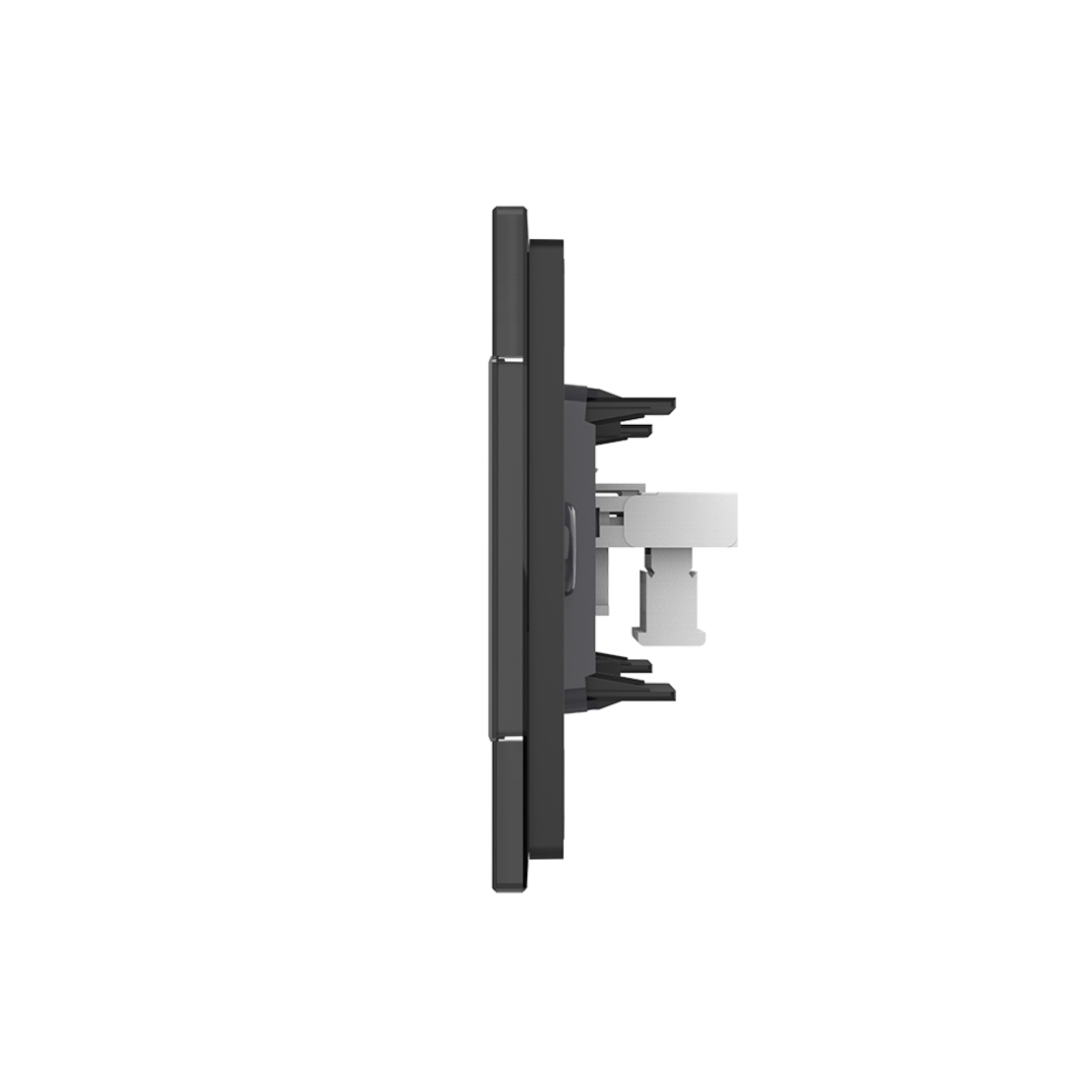 Priza Telefon LIVOLO cu Rama din Sticla, negru