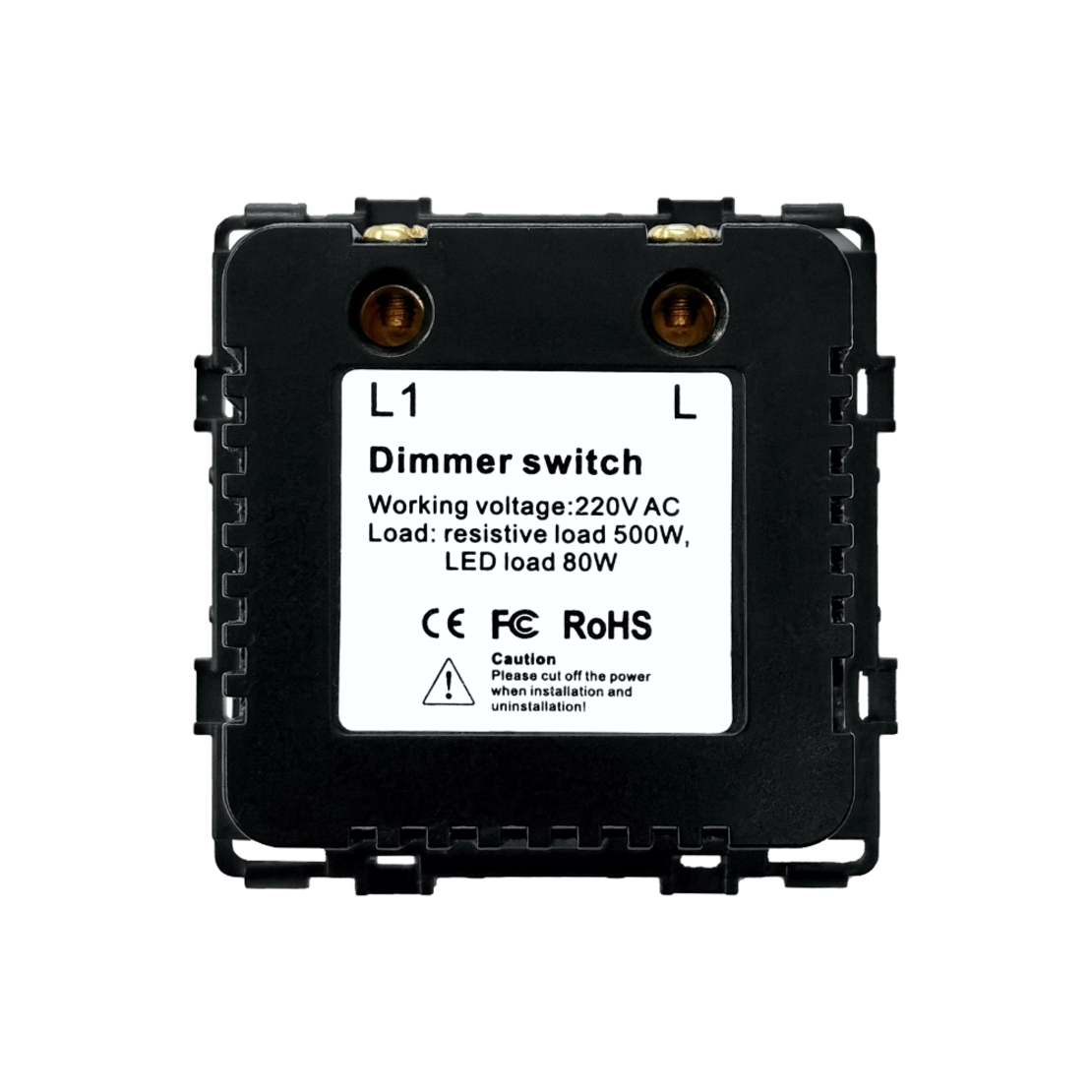 Modul Intrerupator Mecanic cu Variator LUXION, auriu