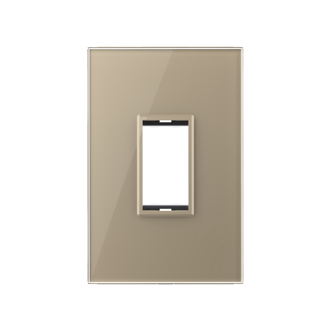 Rama din sticla Livolo standard Italian 1 modul - Serie noua, auriu