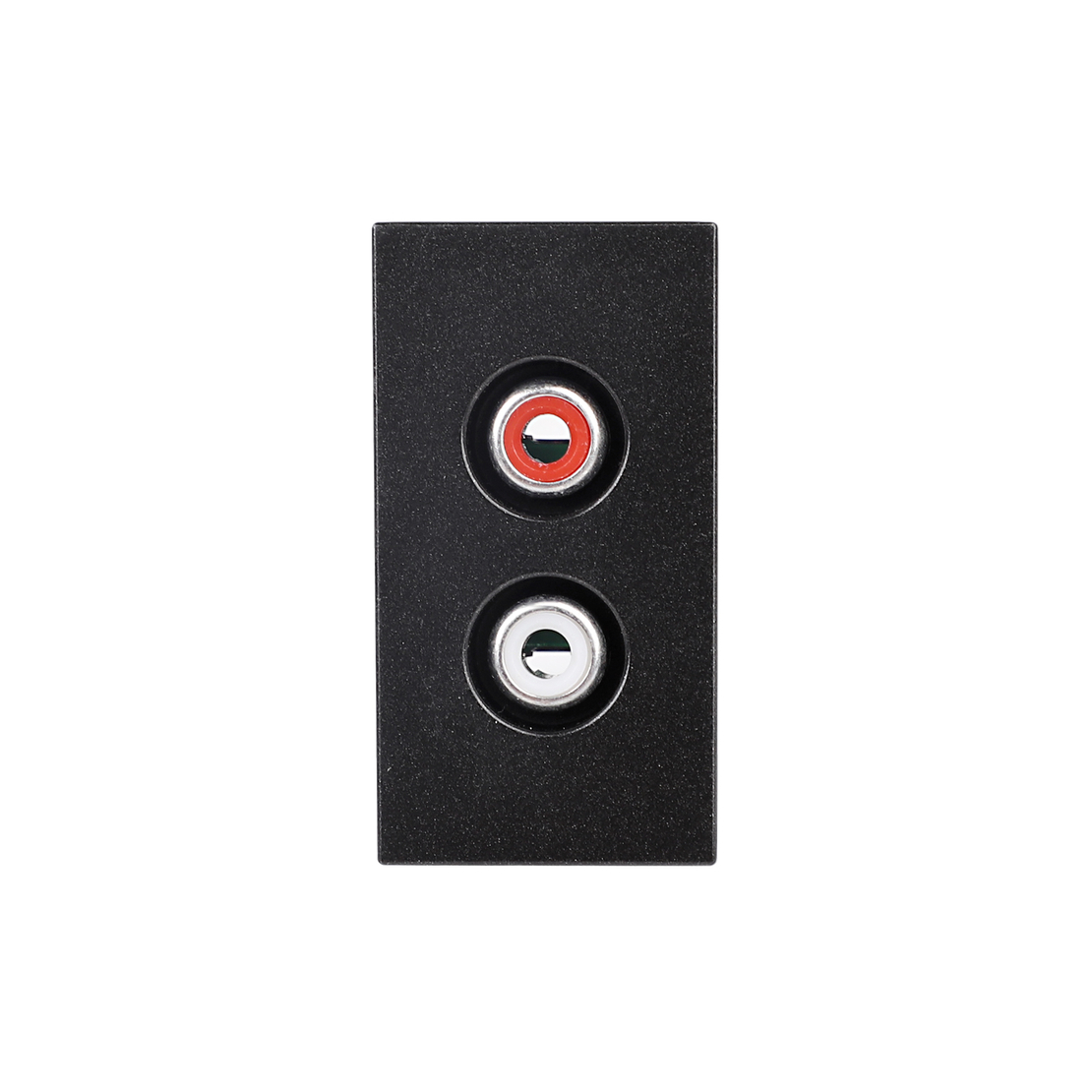 Modul Priza Audio 1M LUXION, Standard Italian, negru