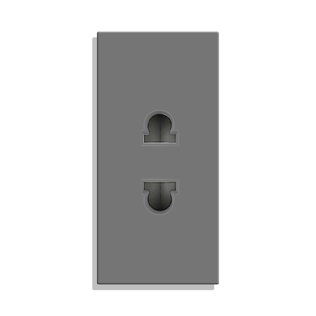 Modul Priza Simpla Ingusta LUXION, gri