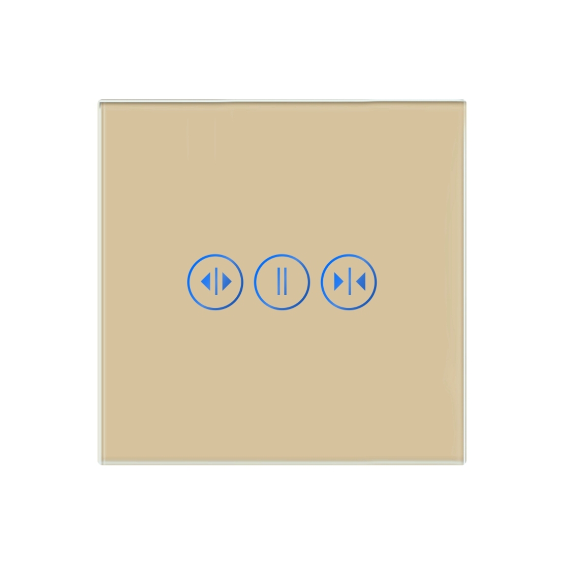 Intrerupator Draperie cu Touch din Sticla LUXION, auriu