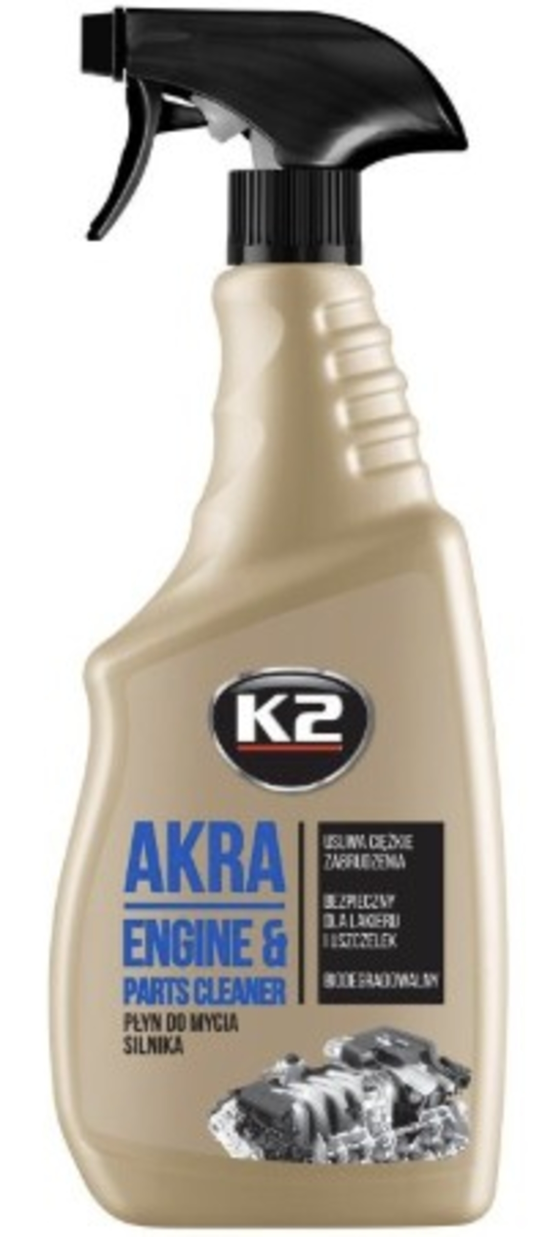 AKRA 700ml - Sol. curaţat motorul pe exterior 700ml. - pulverizator