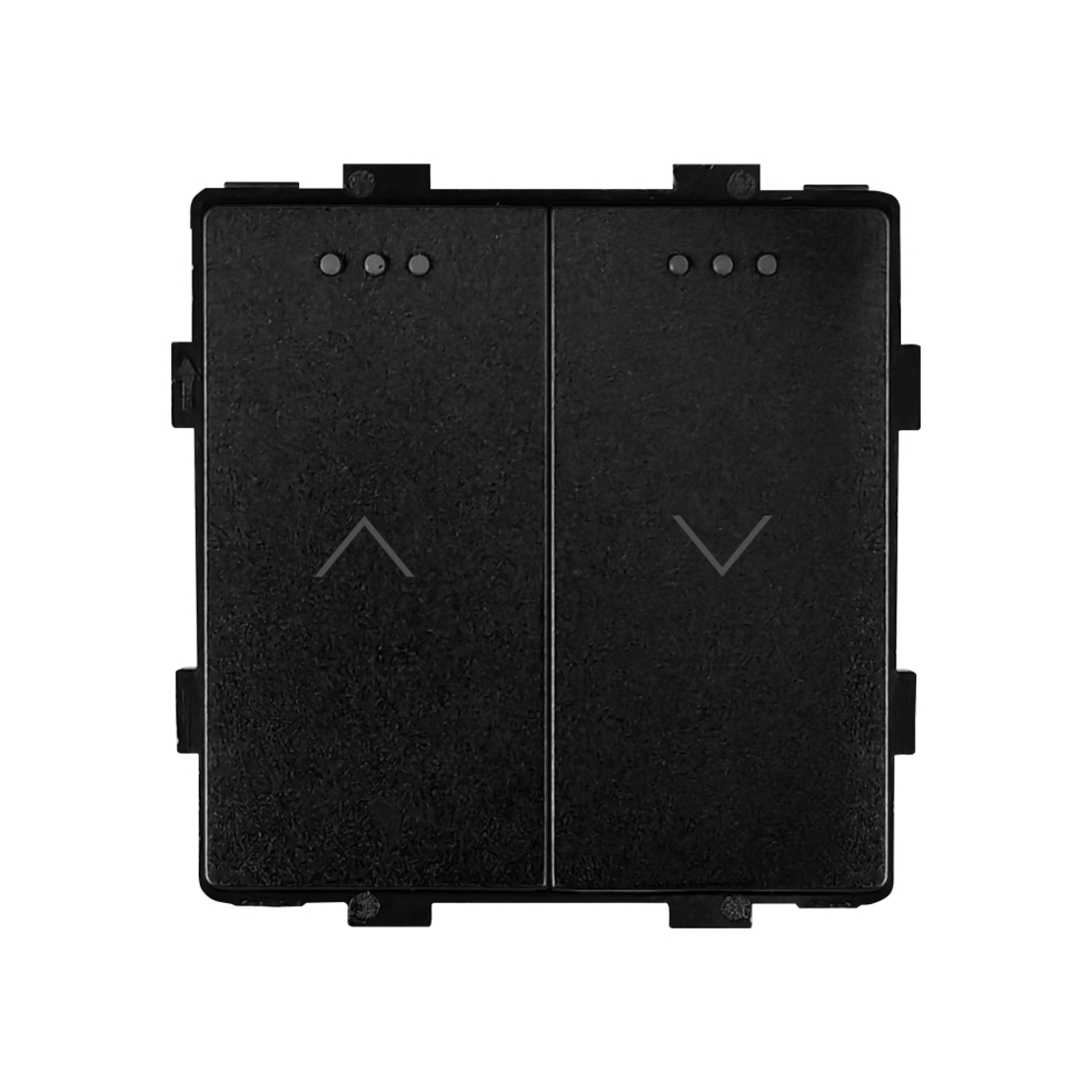 Modul Intrerupator Jaluzele Mecanic LUXION, negru