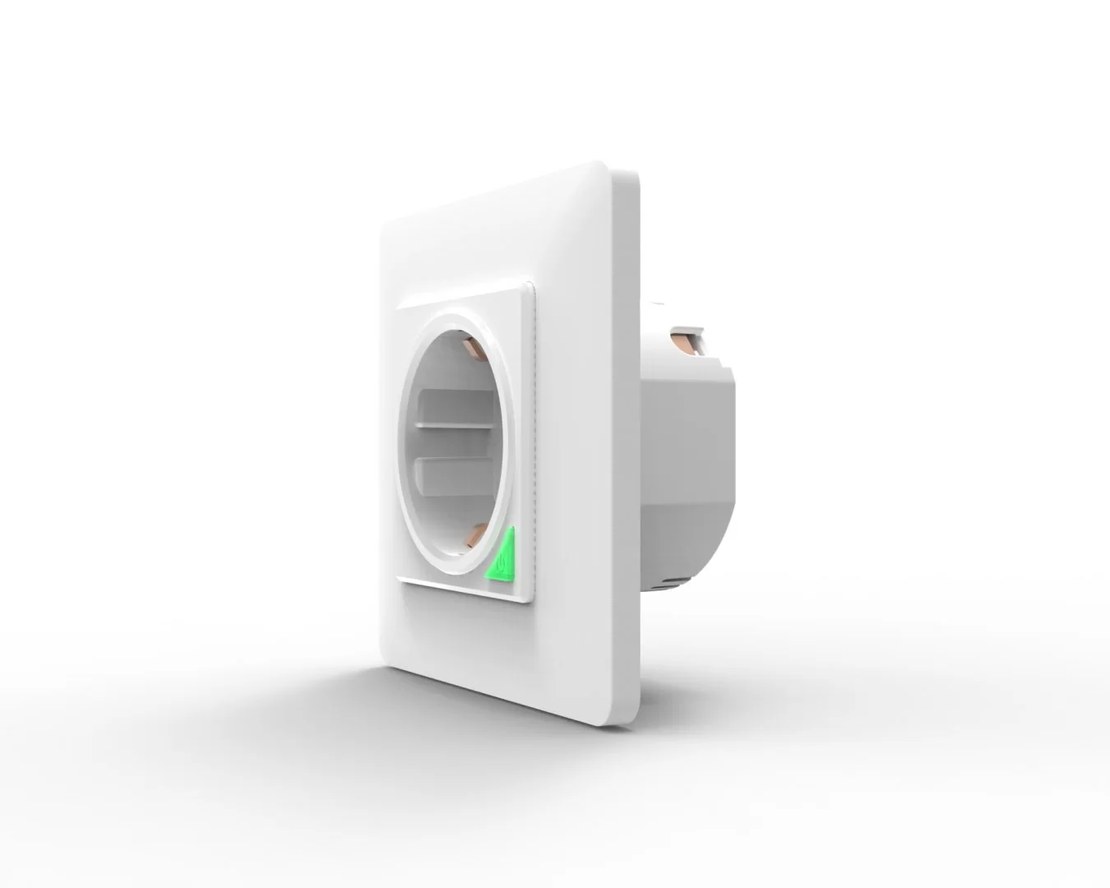 Priza de perete inteligenta Tellur, Wi-Fi, Control aplicatie, 3000W