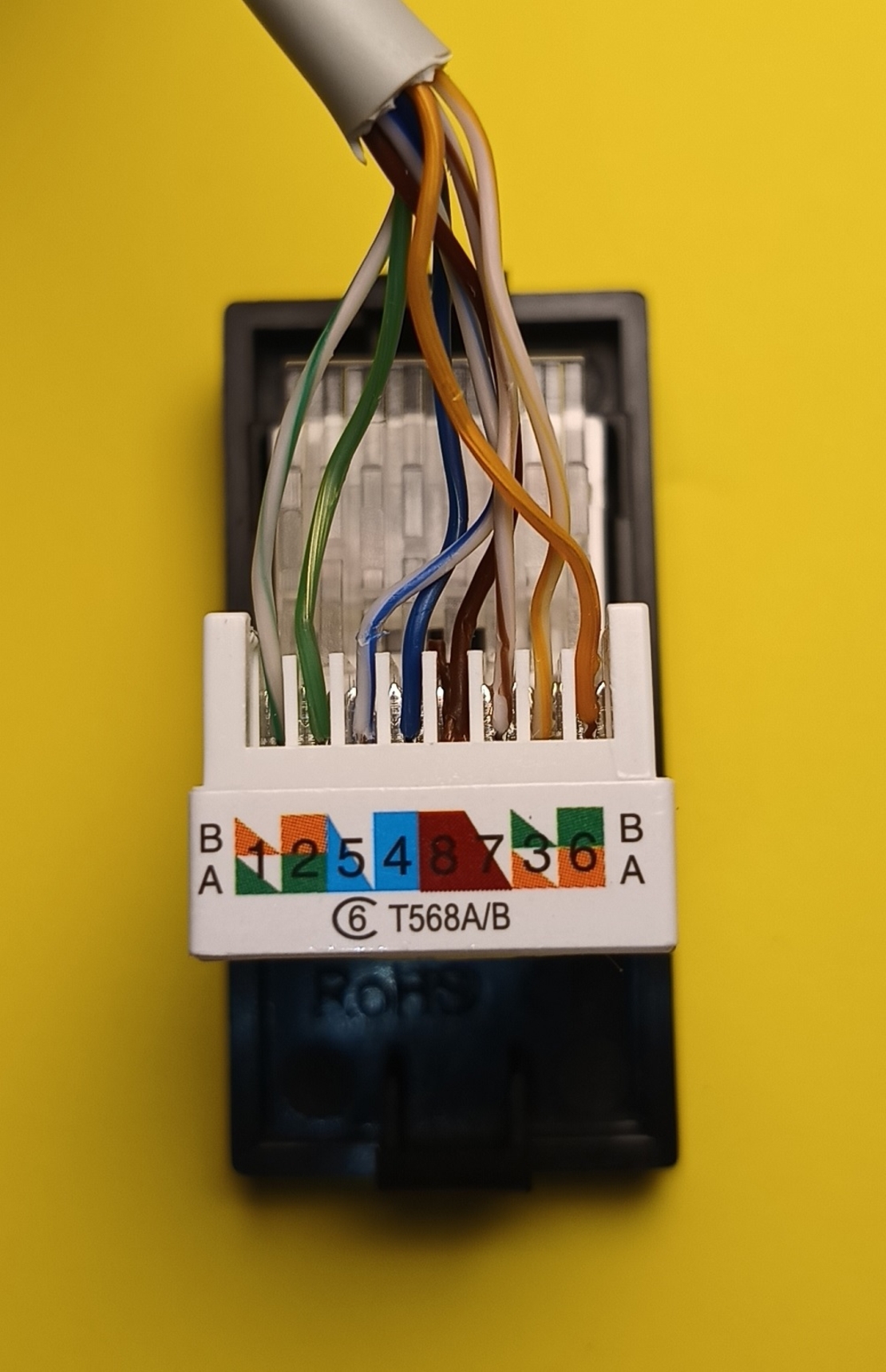 Modul Priza Internet CAT6 RJ45 1M LUXION, negru