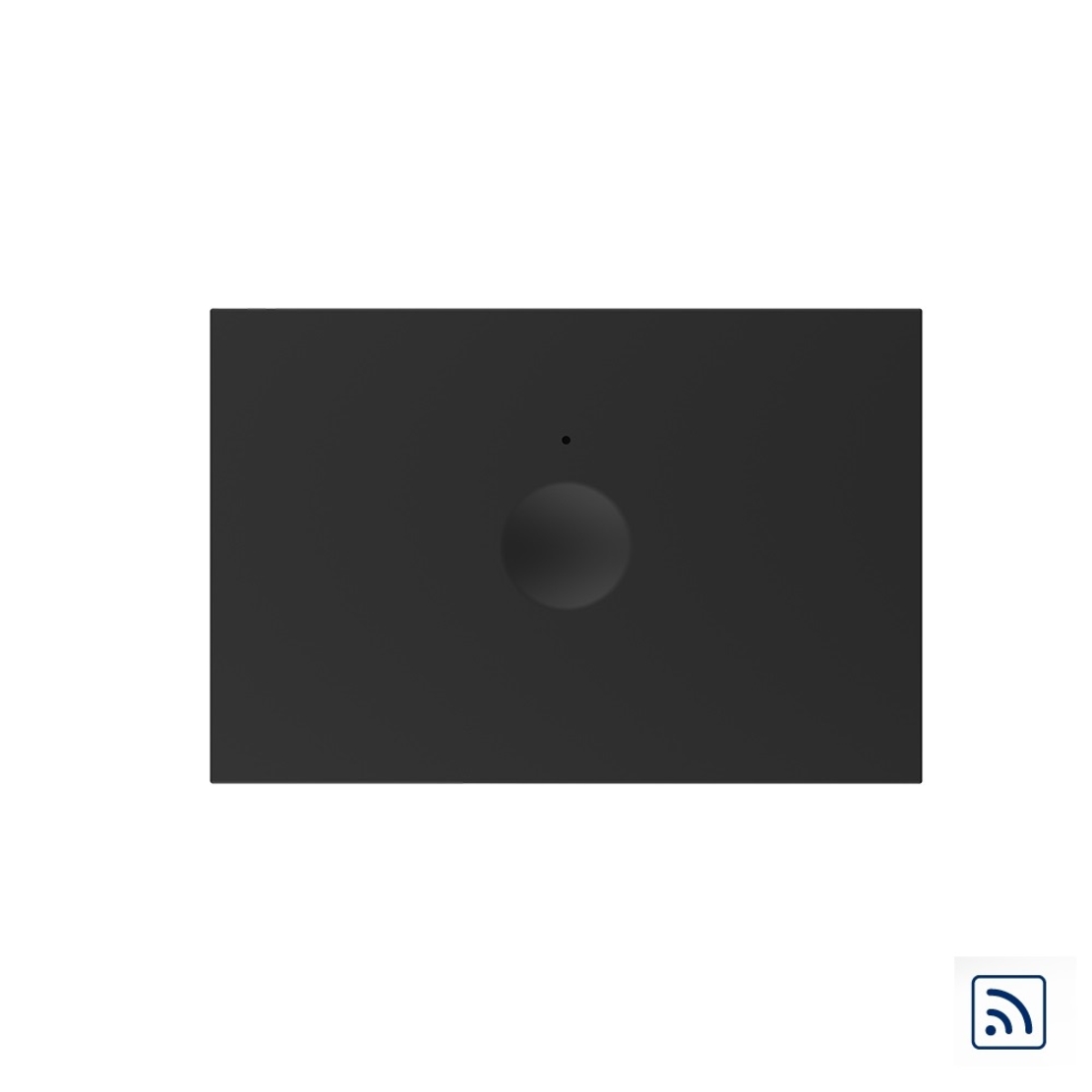 Modul intrerupator simplu wireless cu touch Livolo standard Italian, Serie noua, negru